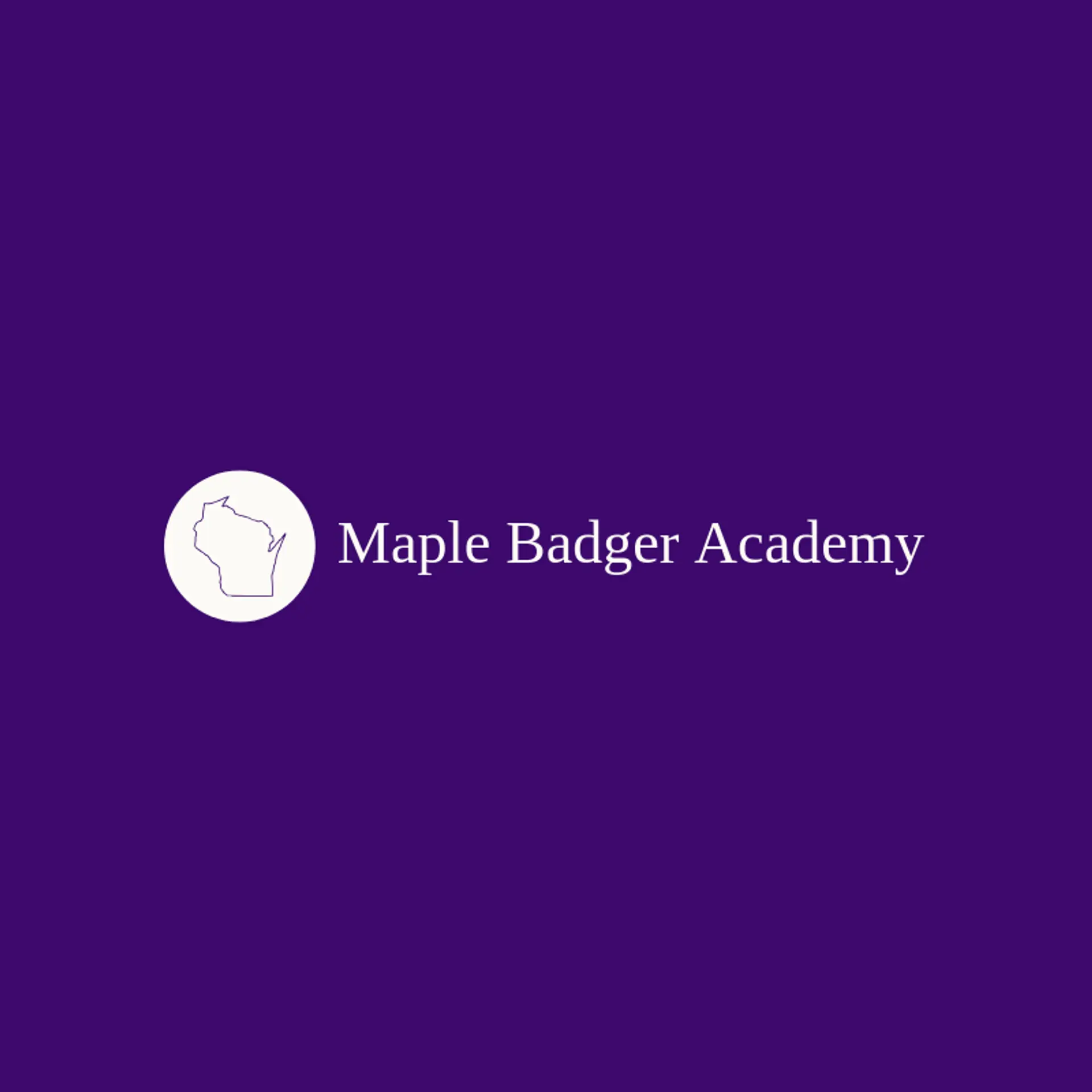 Maple Badger Academy logo for wisconsin