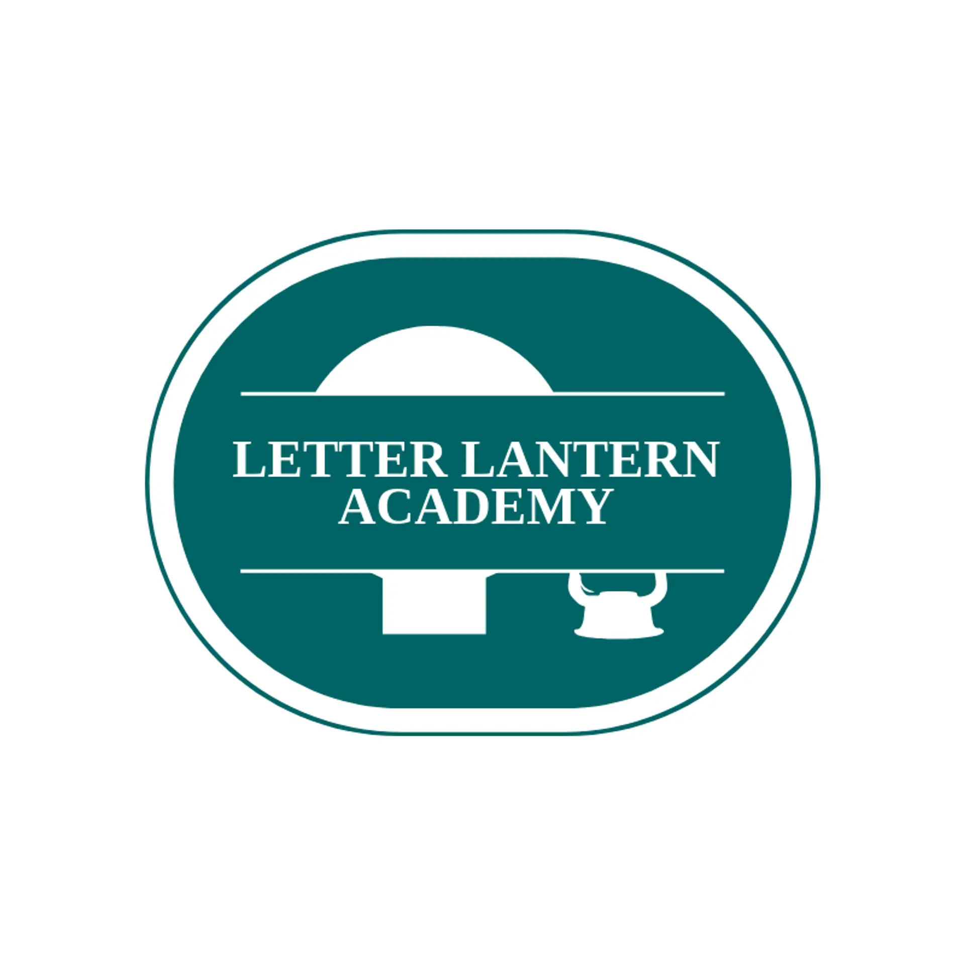 Letter Lantern Academy logo for language
