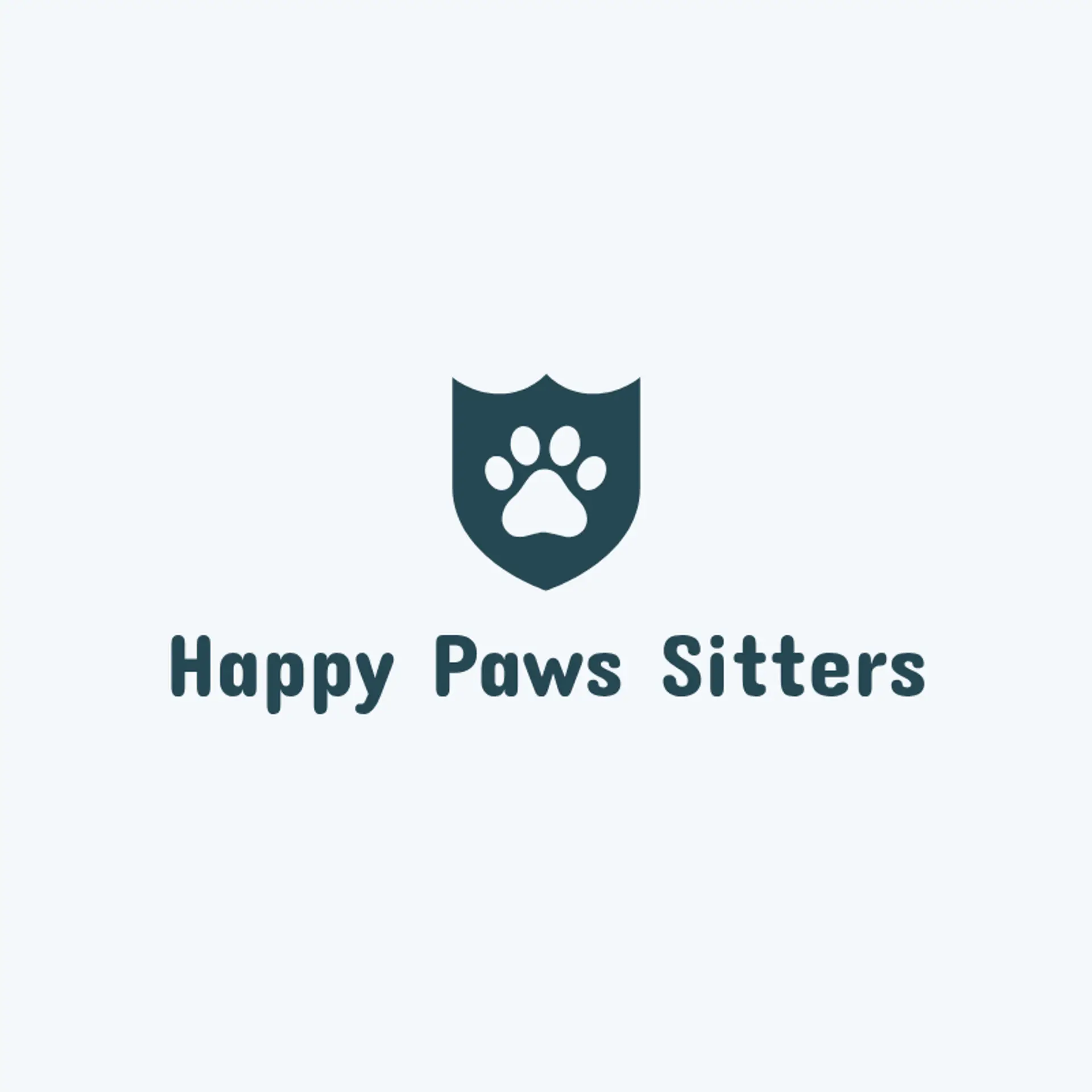 Paws & Whiskers Care logo for pet sitting