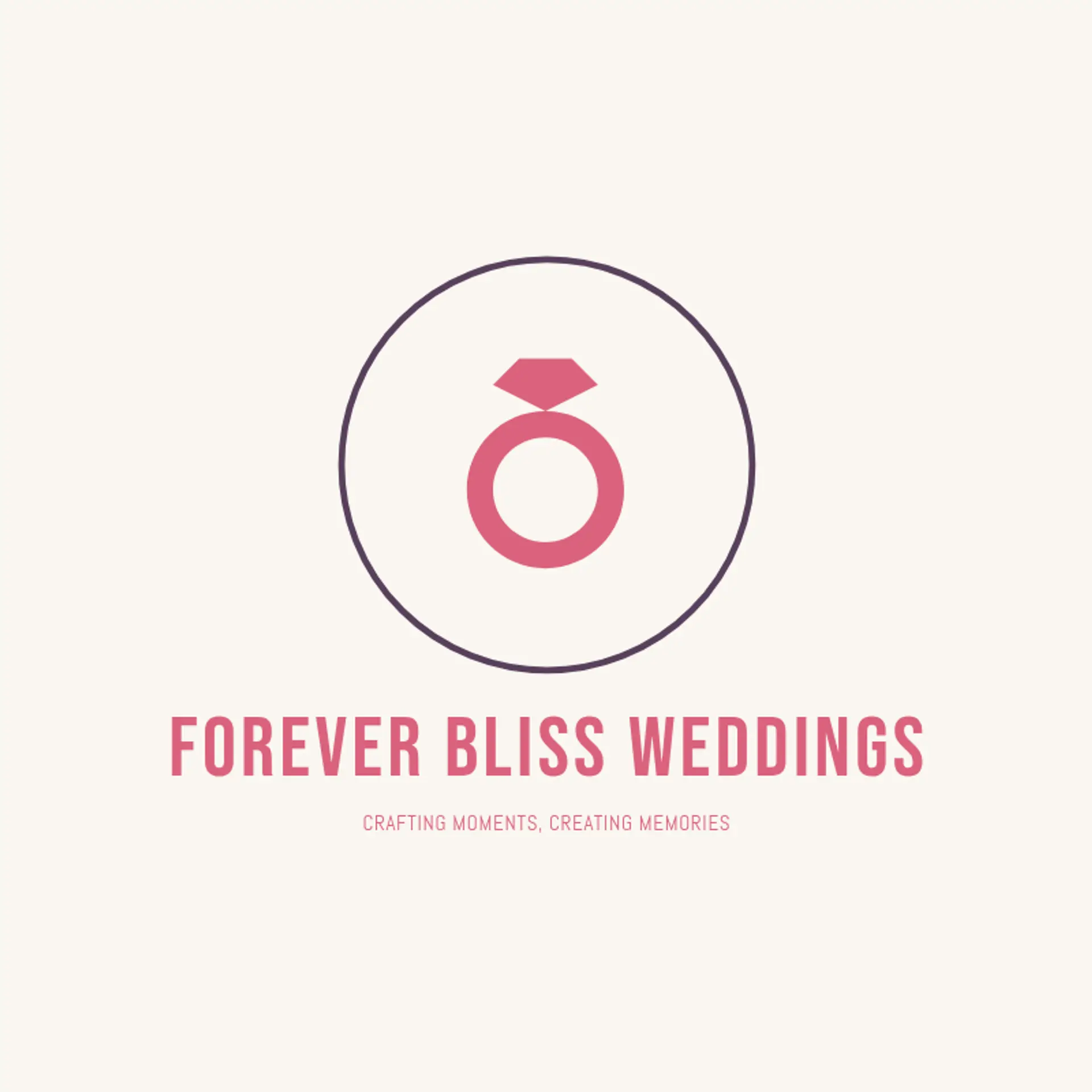 Forever Vows logo for wedding business