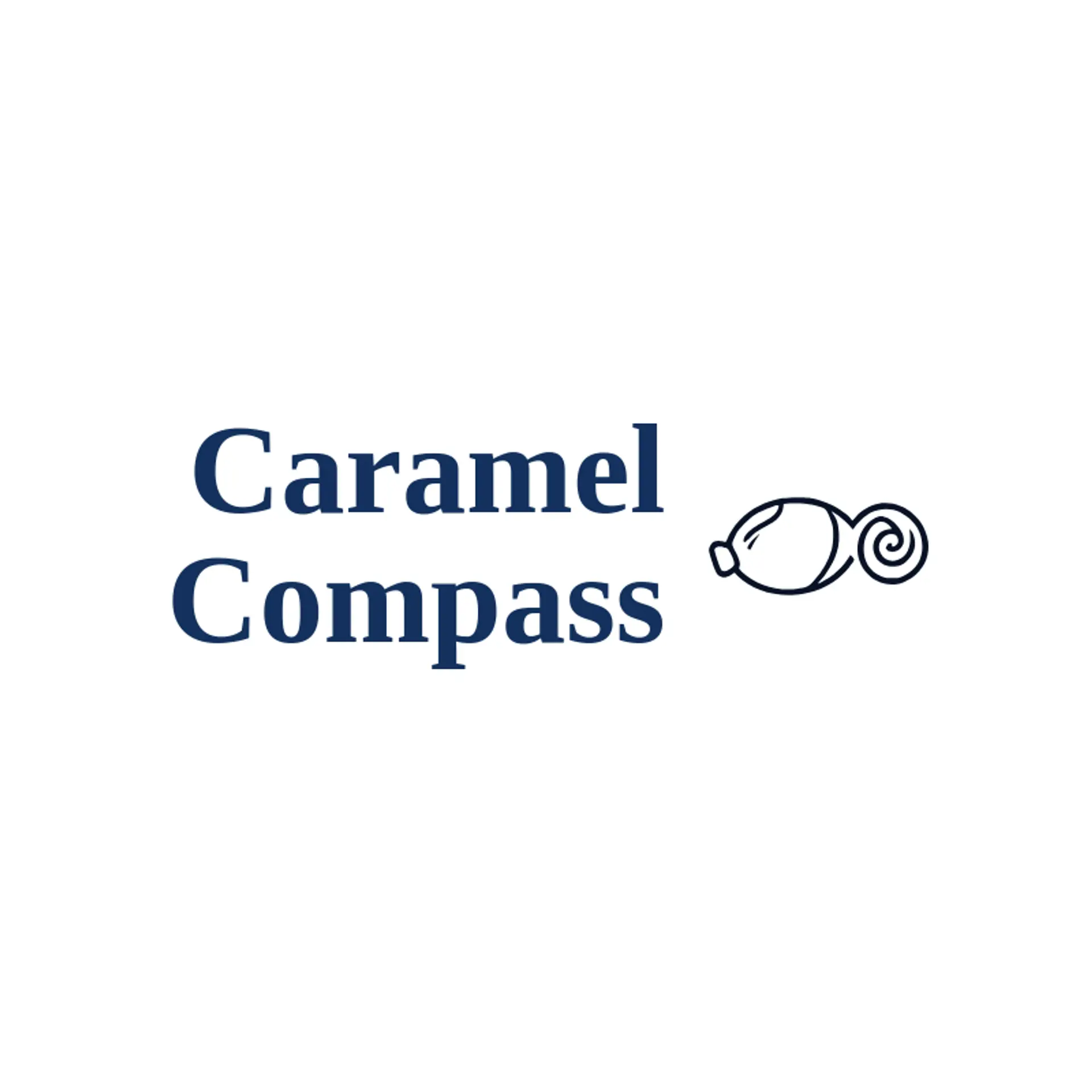 Caramel Compass logo for sweets