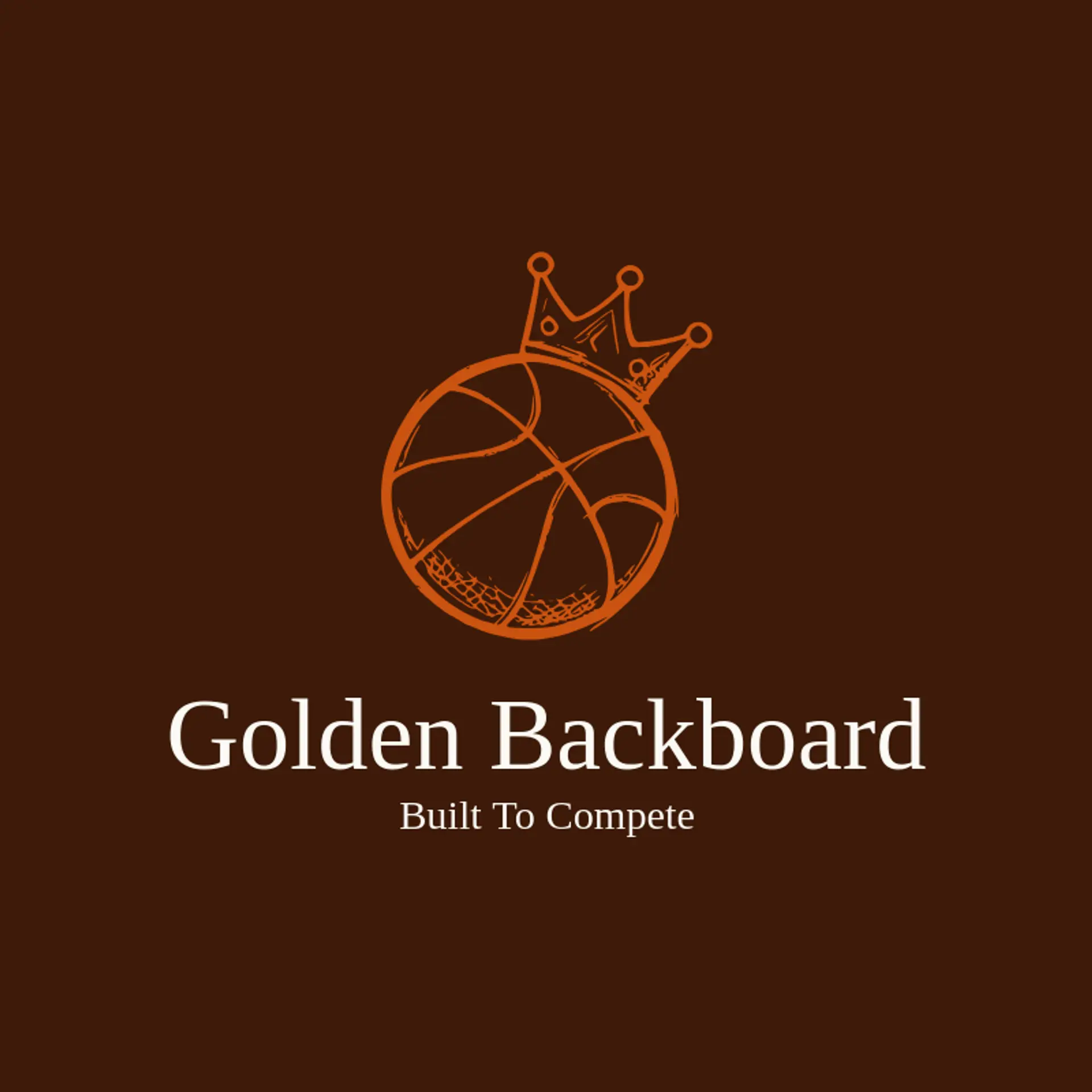 Golden Backboard logo for basketball team