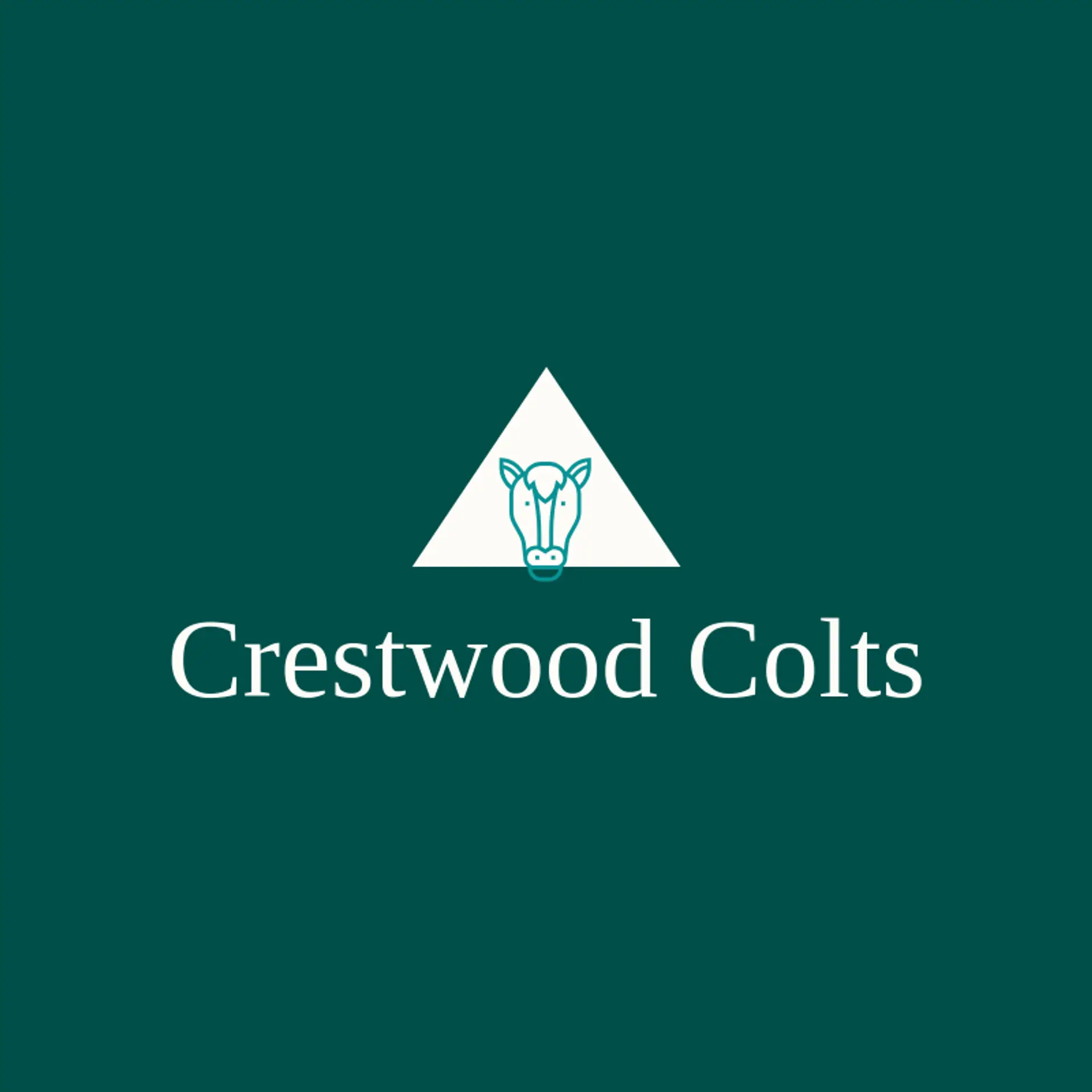 Crestwood Colts logo for colt