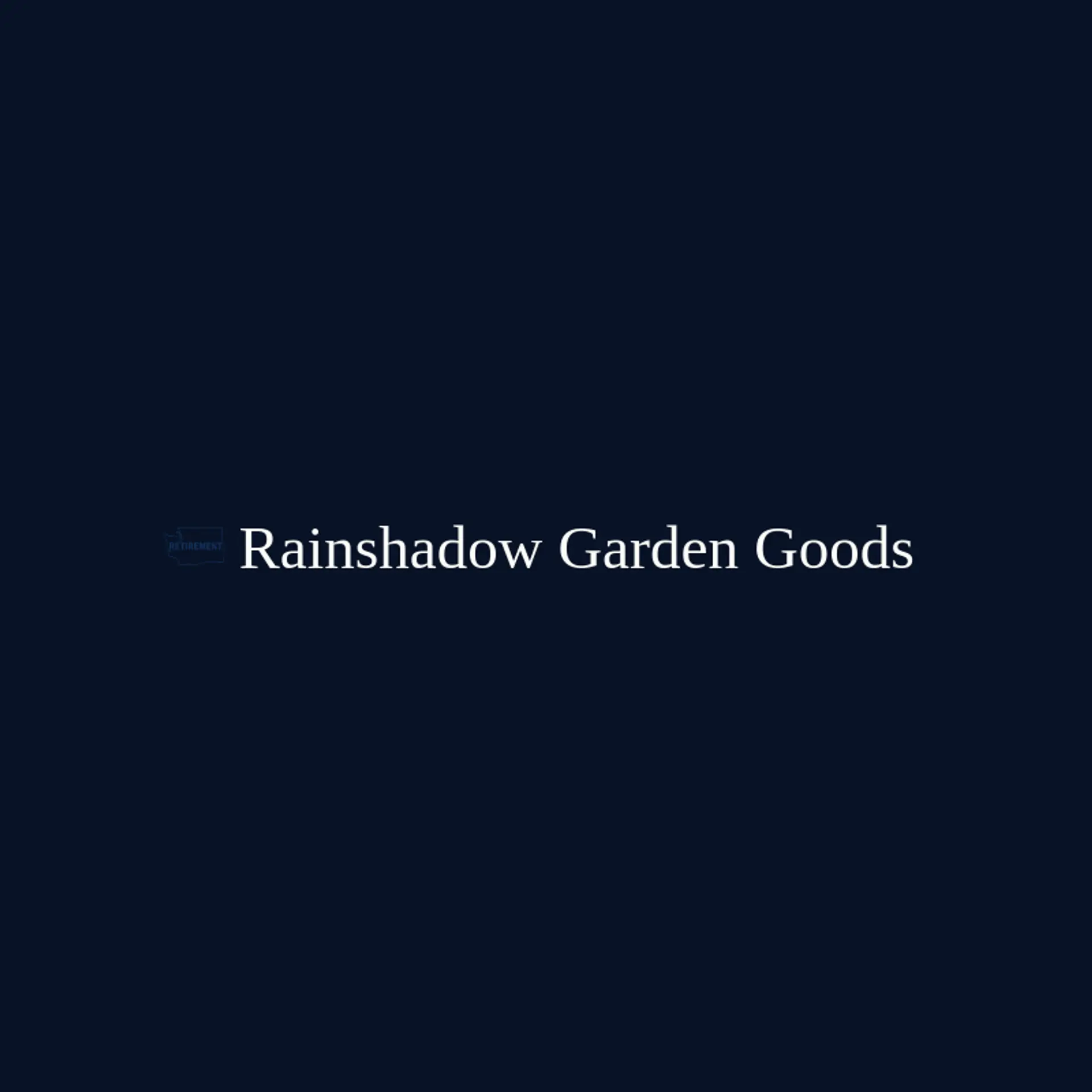 Rainshadow Garden Goods logo for washington