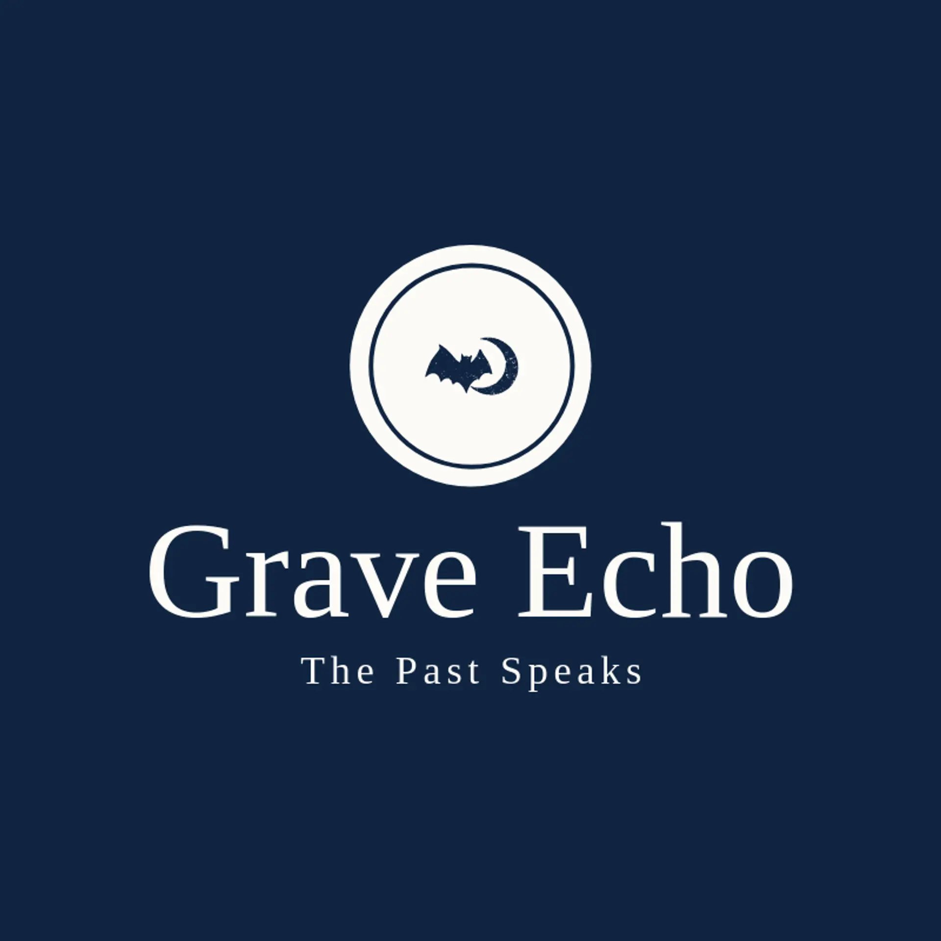 Grave Echo logo for horror