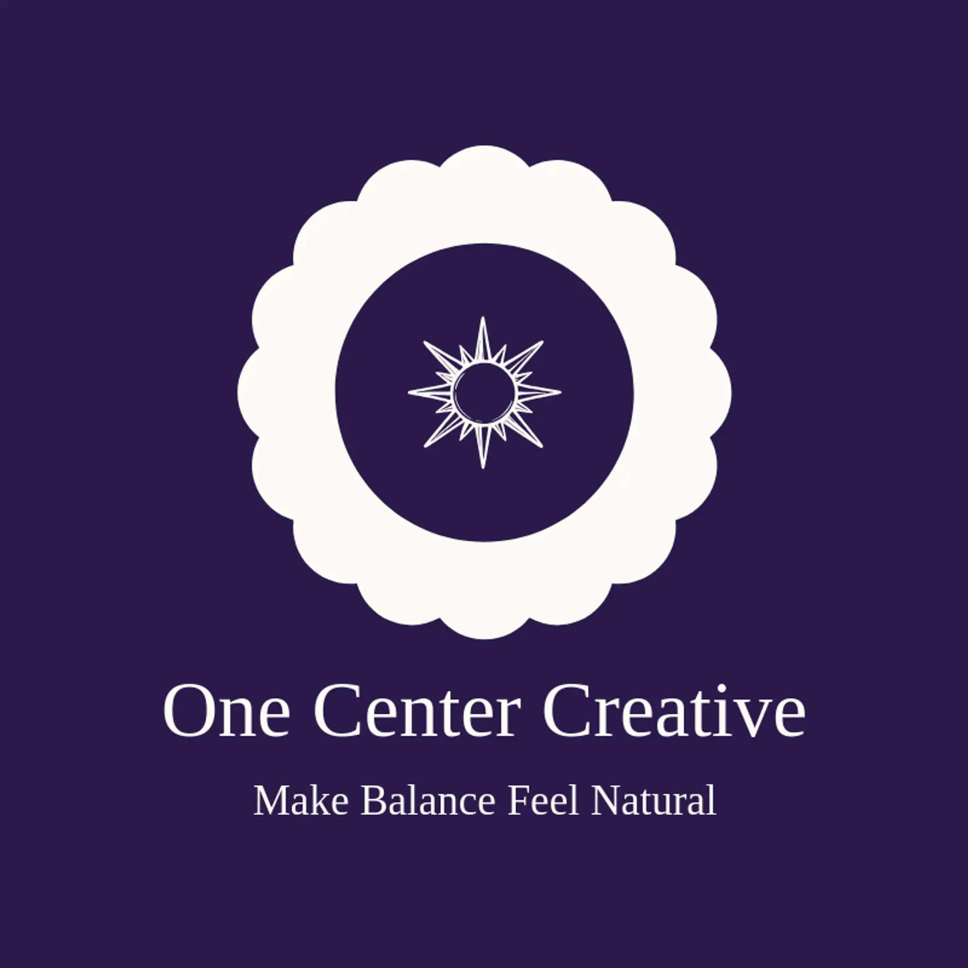 One Center Creative logo for symmetry