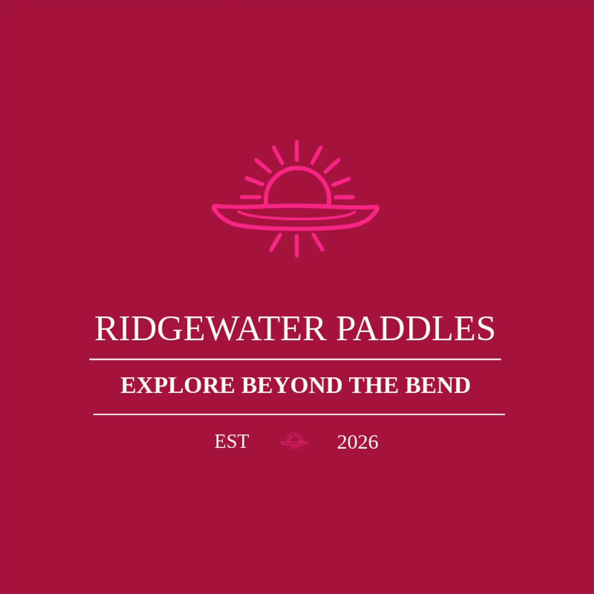 Ridgewater Paddles logo for kayak