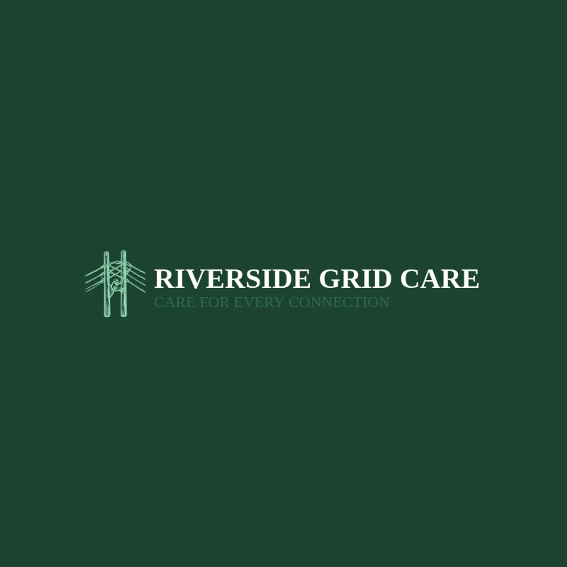 Riverside Grid Care logo for lineman