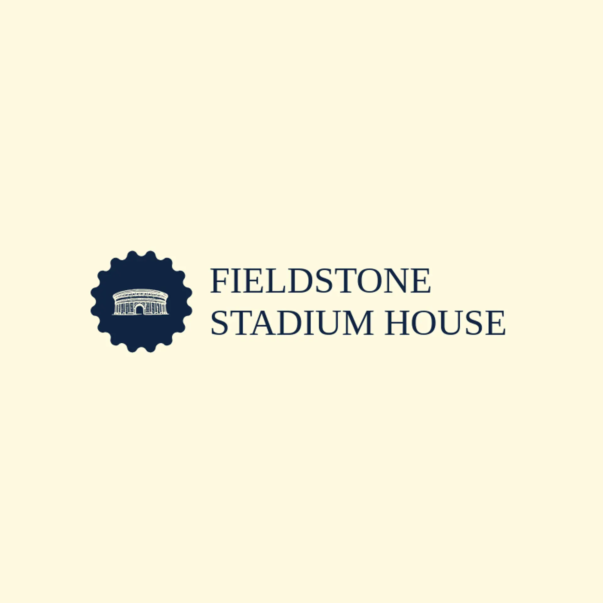 Fieldstone Stadium House logo for stadium