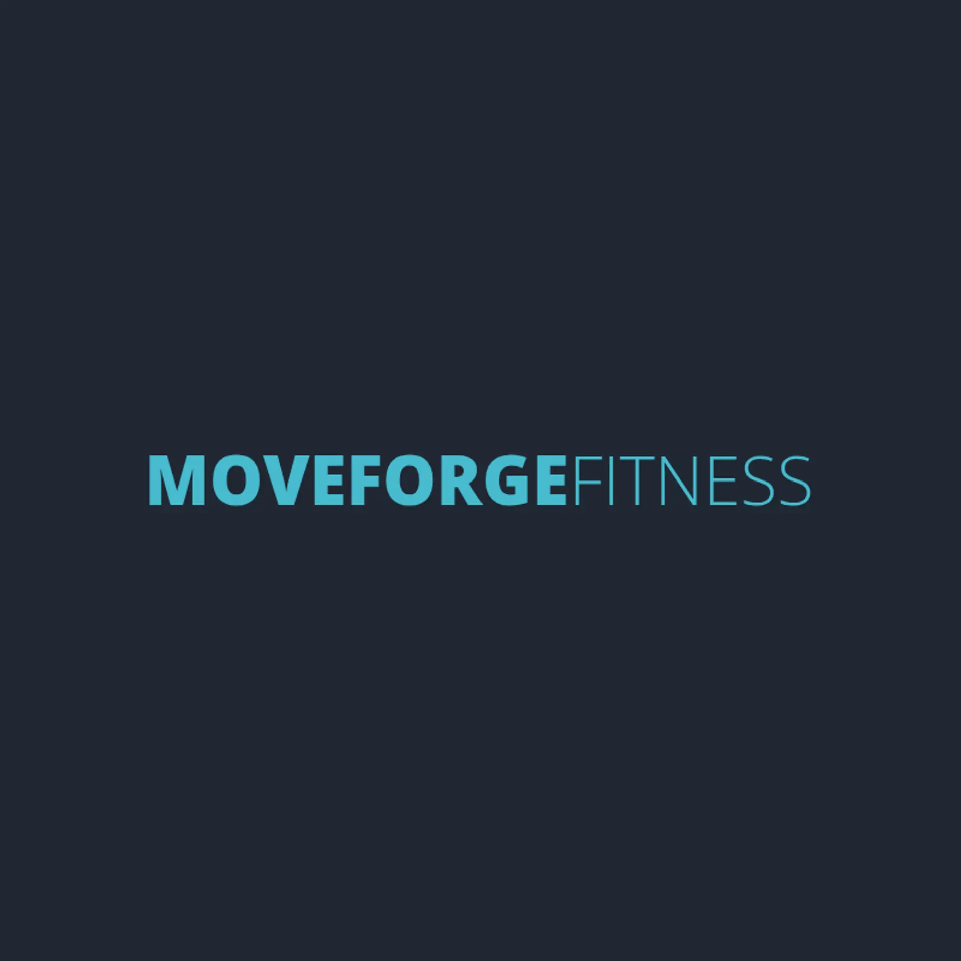 MoveForge Fitness logo for fitness training