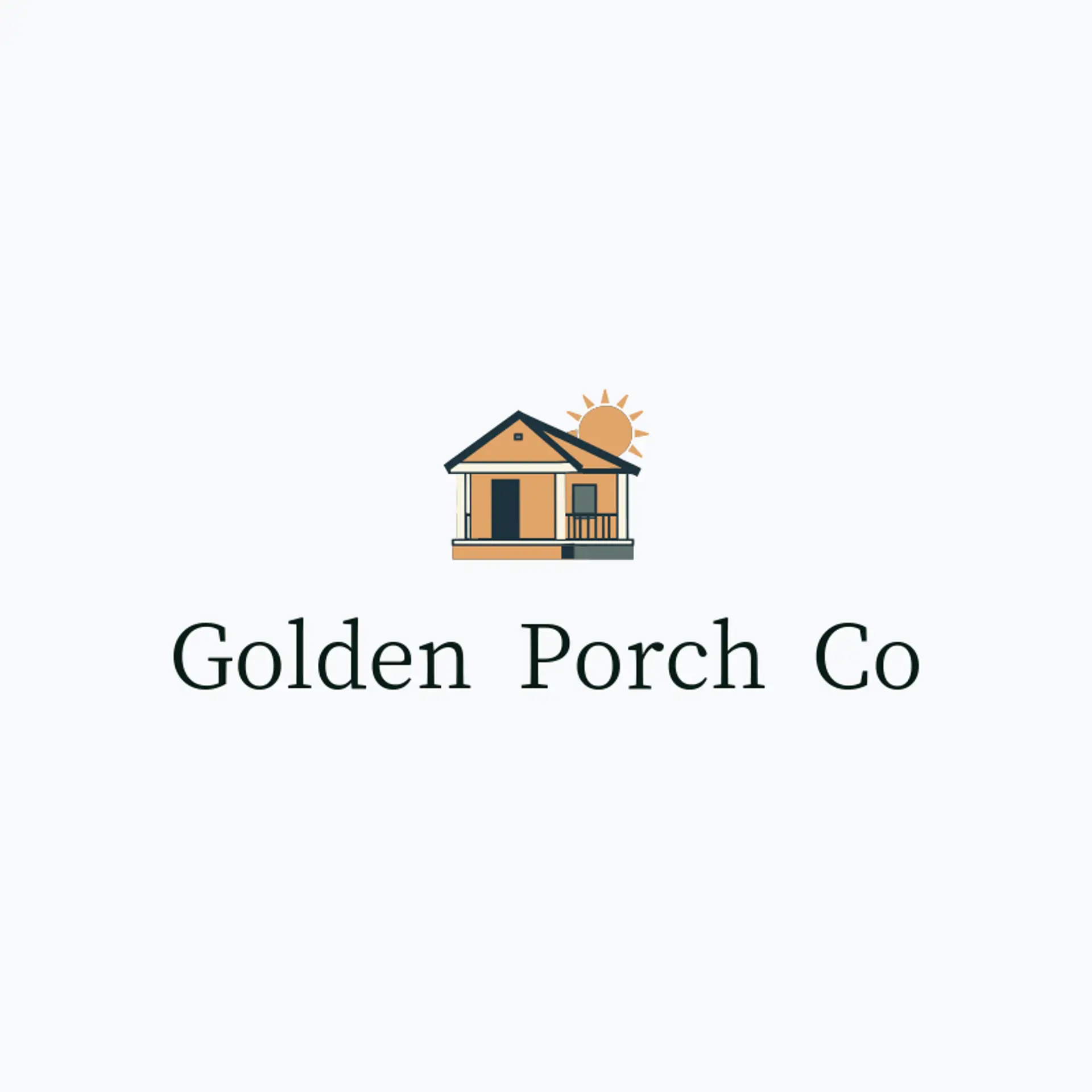Golden Porch Co logo for home