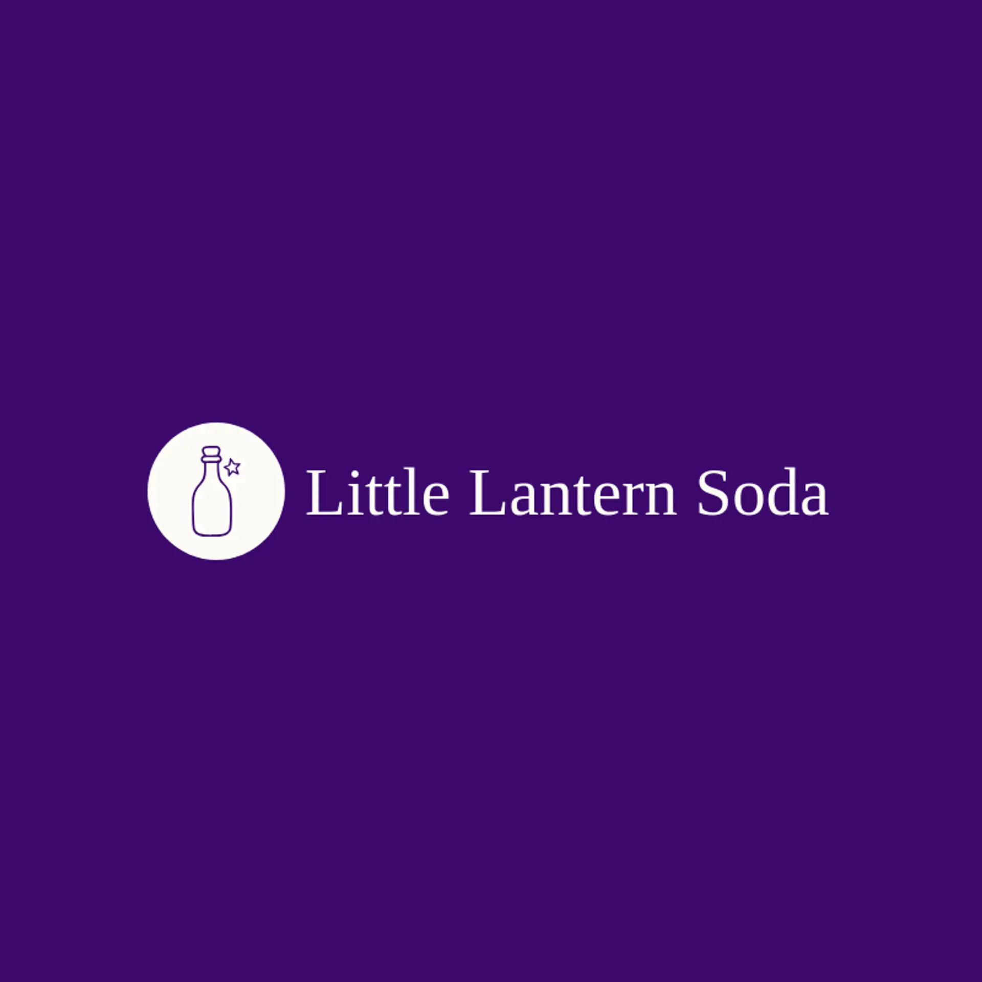 Little Lantern Soda logo for drink