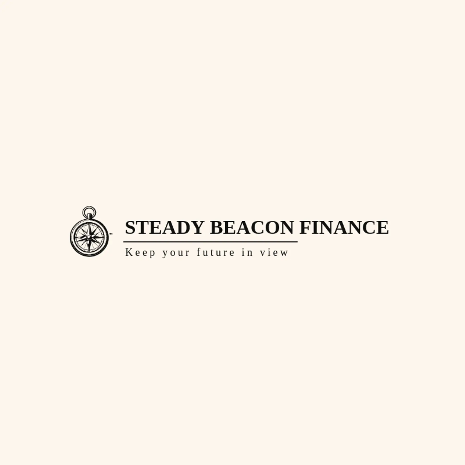 Steady Beacon Finance logo for financial advisor