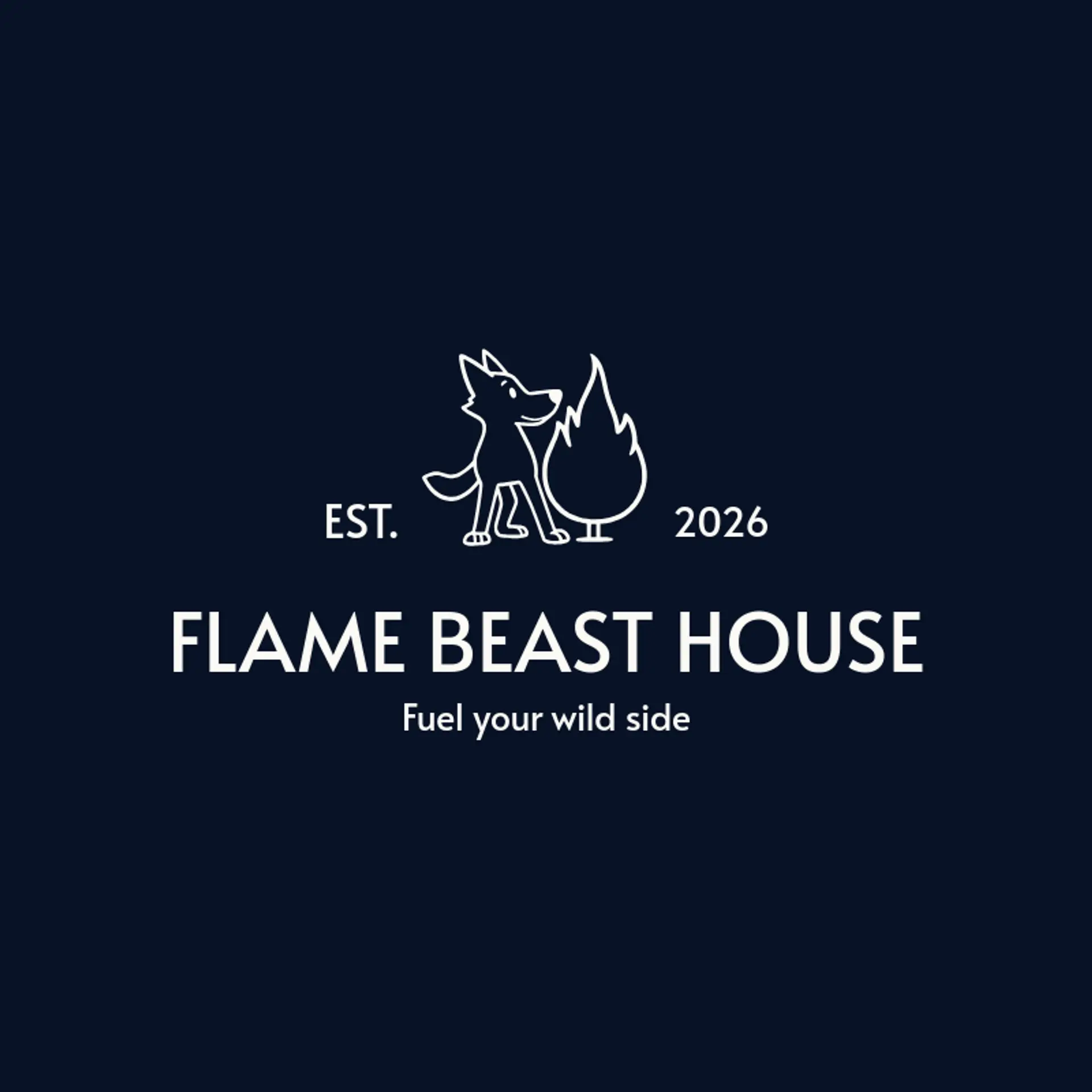 Flame Beast House logo for beast