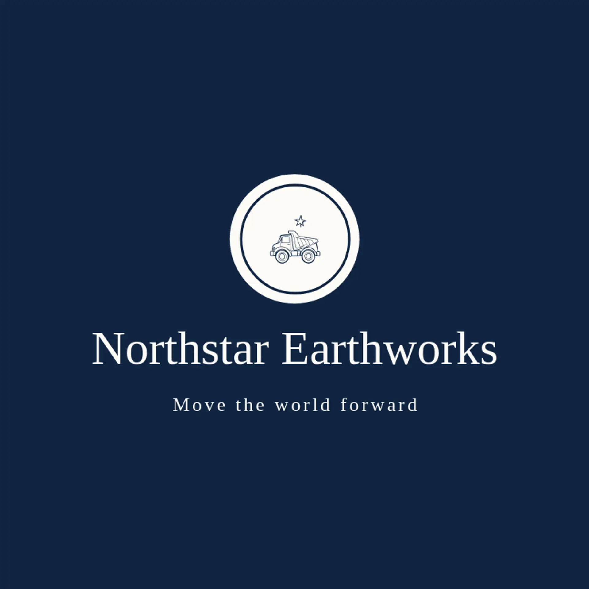 Northstar Earthworks logo for dump truck