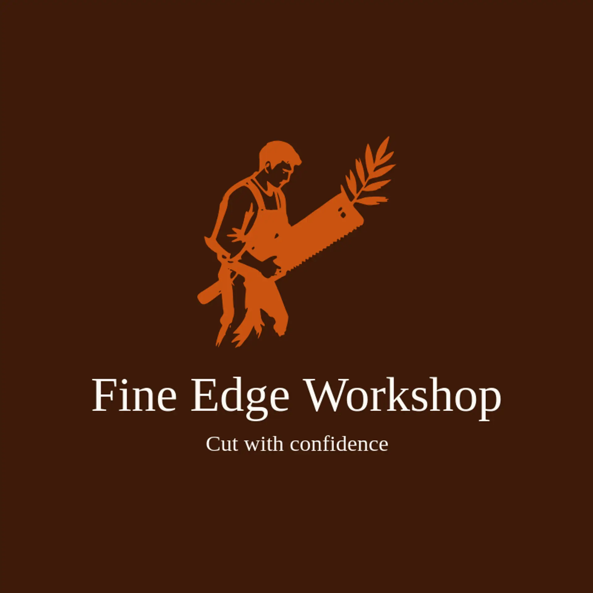 Fine Edge Workshop logo for carpenter