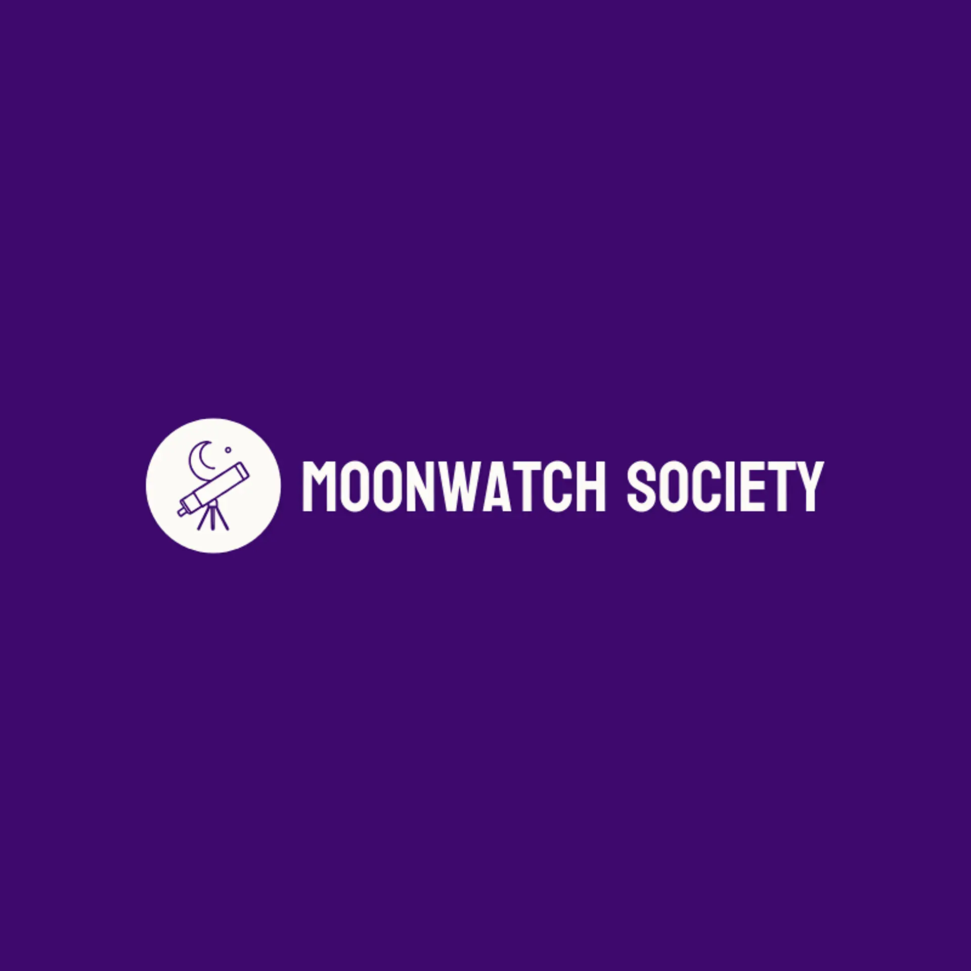Moonwatch Society logo for moon