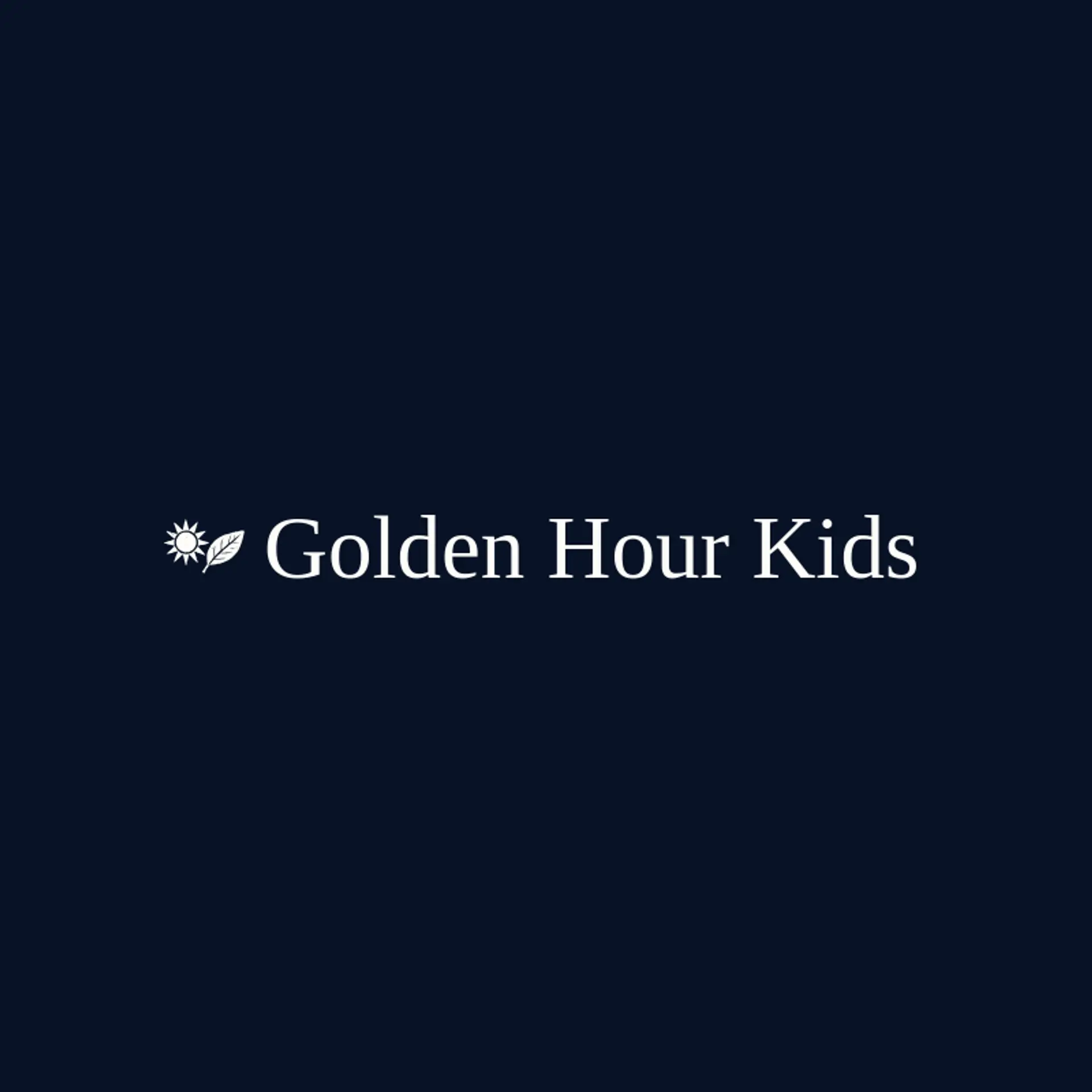 Golden Hour Kids logo for childcare