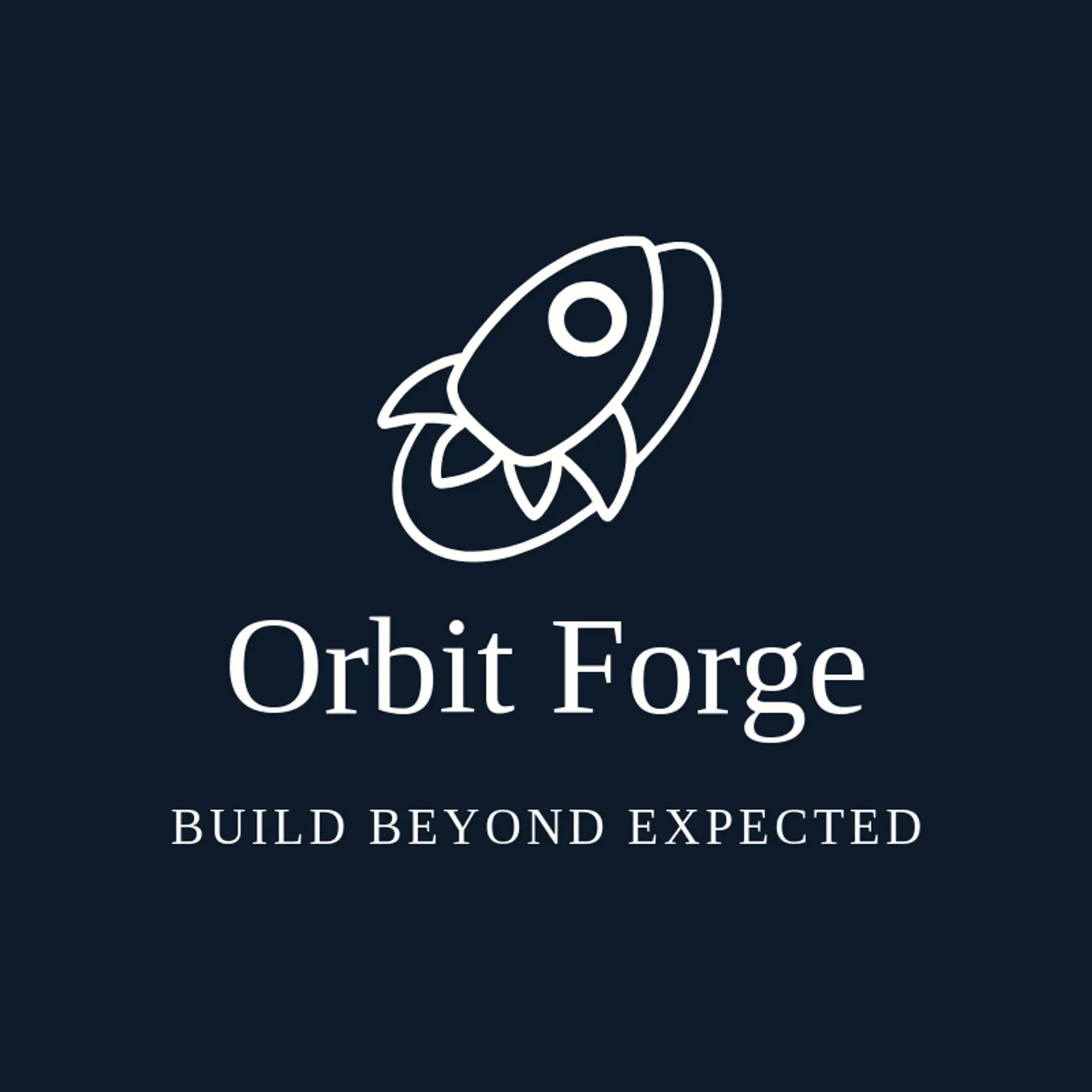 Orbit Forge logo for software