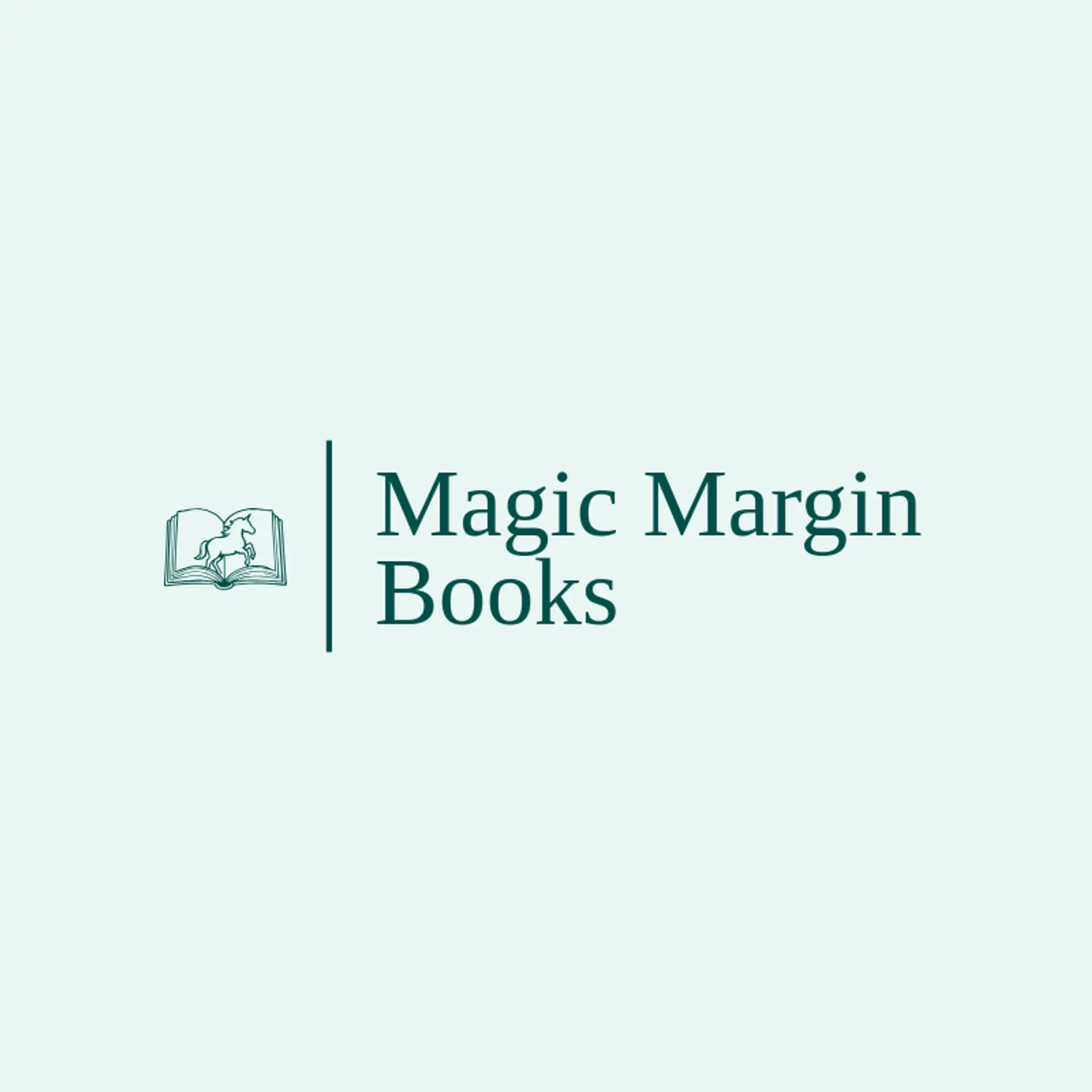Magic Margin Books logo for unicorn