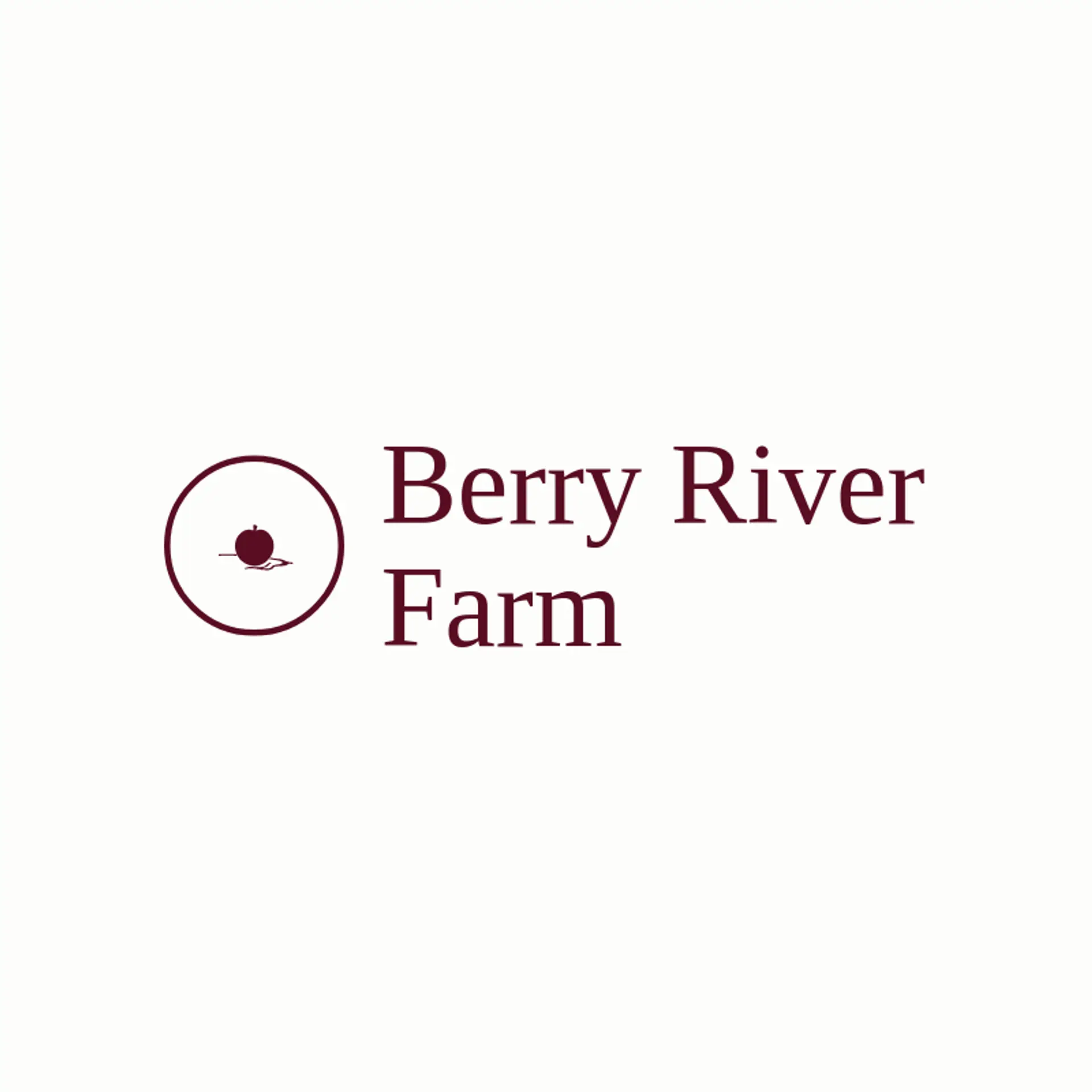 Berry River Farm logo for berry