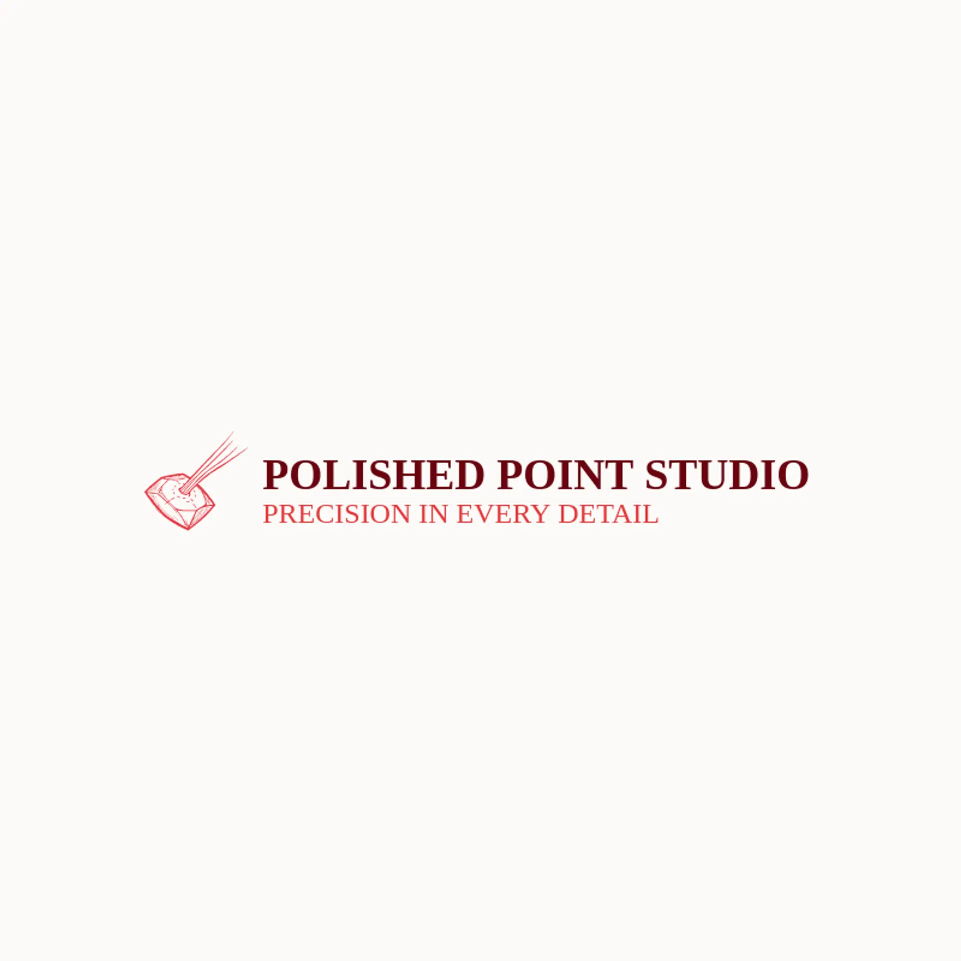 Polished Point Studio logo for laser engraving