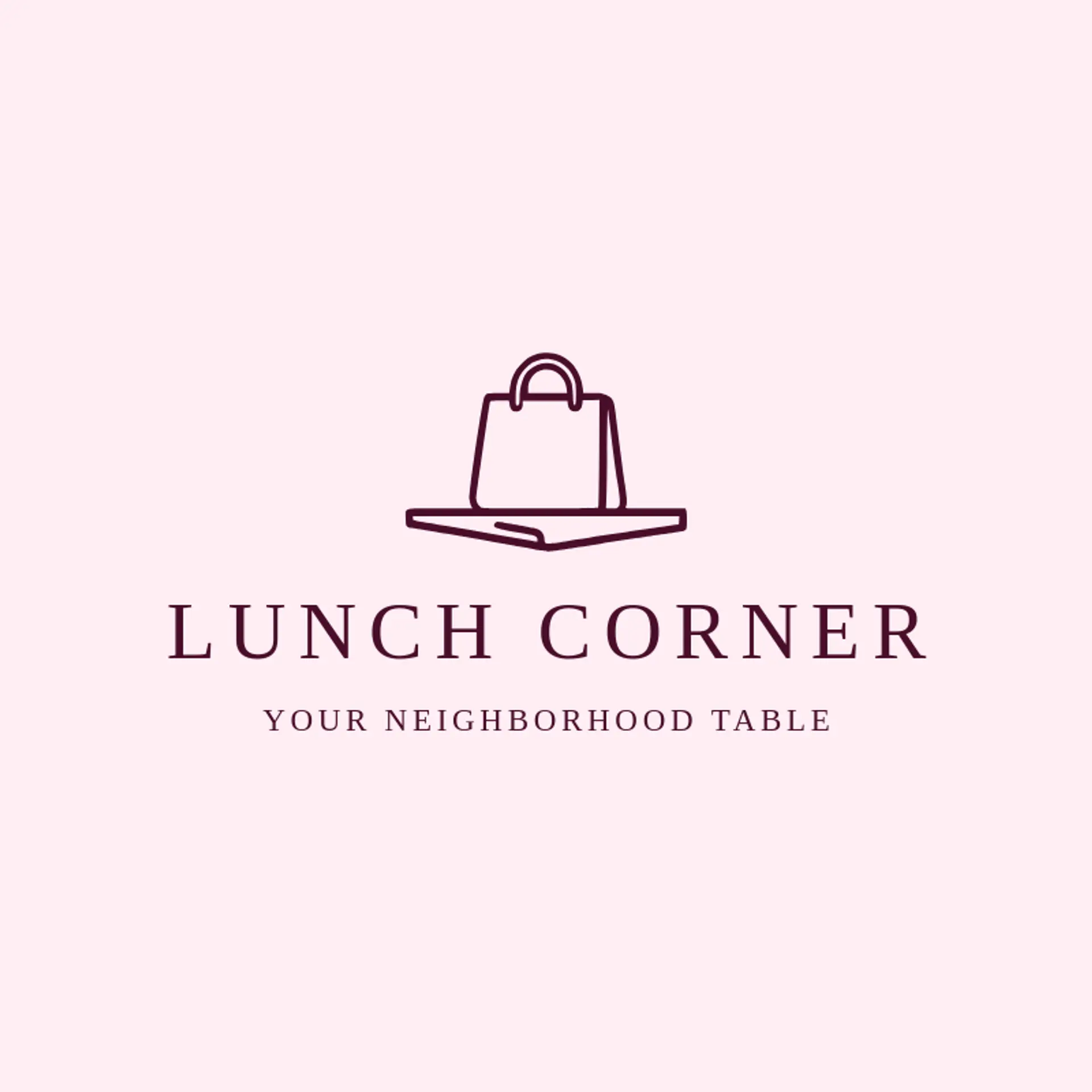 Lunch Corner logo for lunch