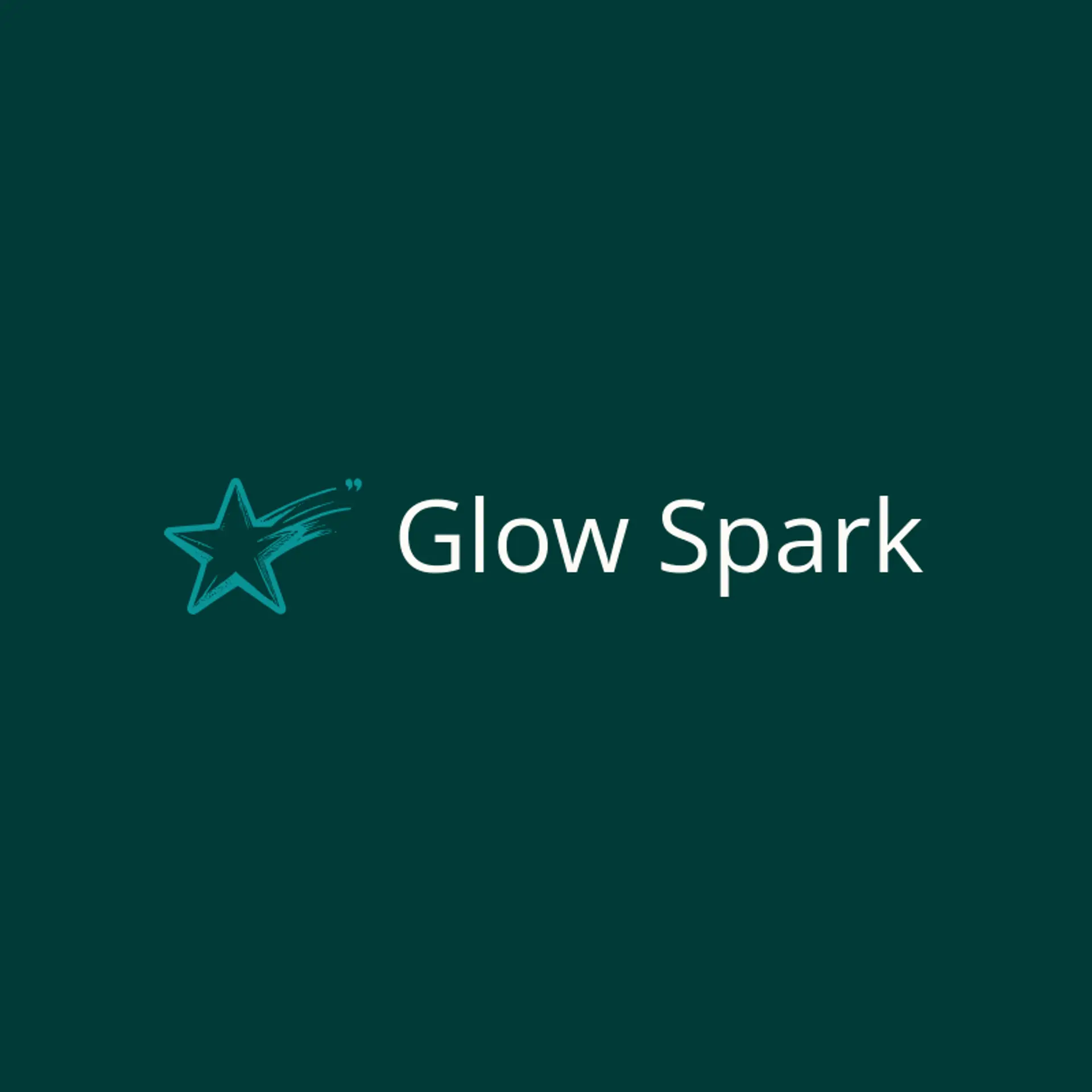 Glow Spark logo for glow