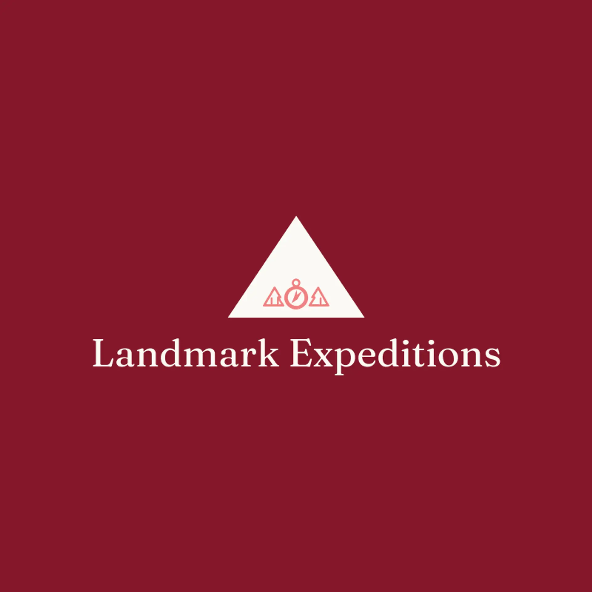 Landmark Expeditions logo for compass