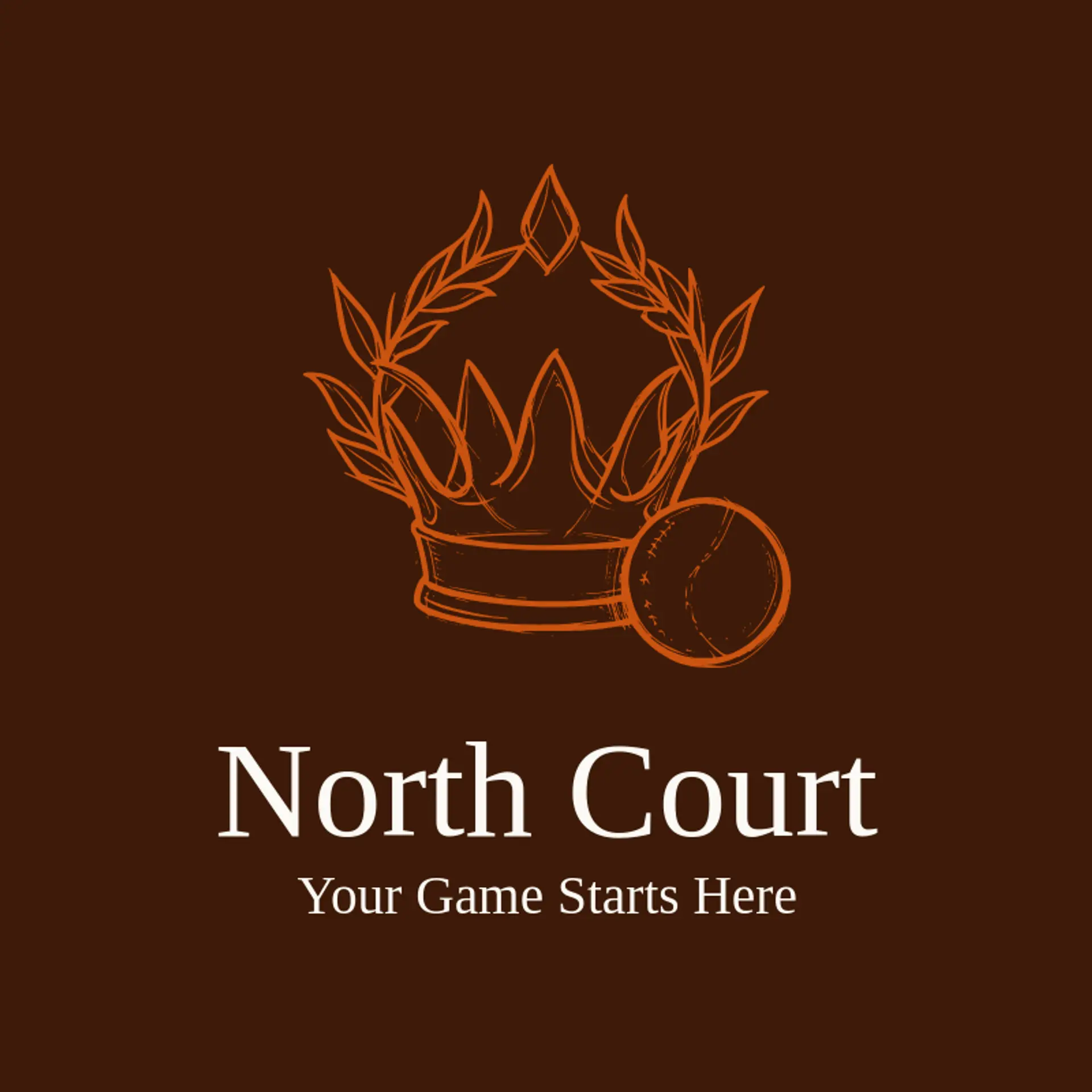 North Court logo for tennis