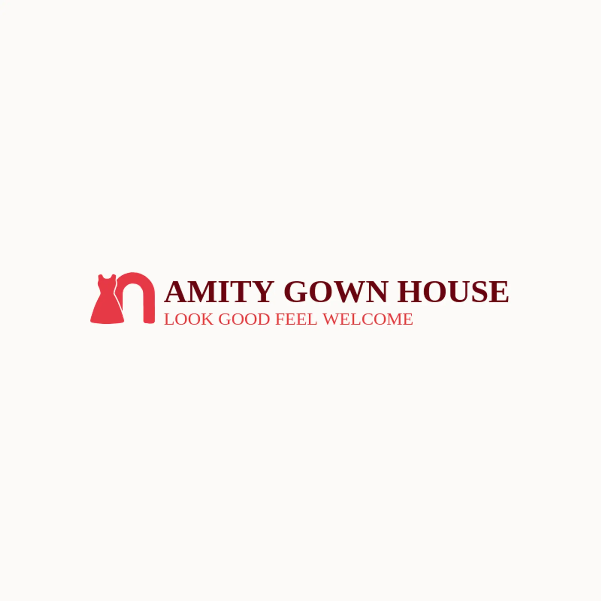 Amity Gown House logo for dress