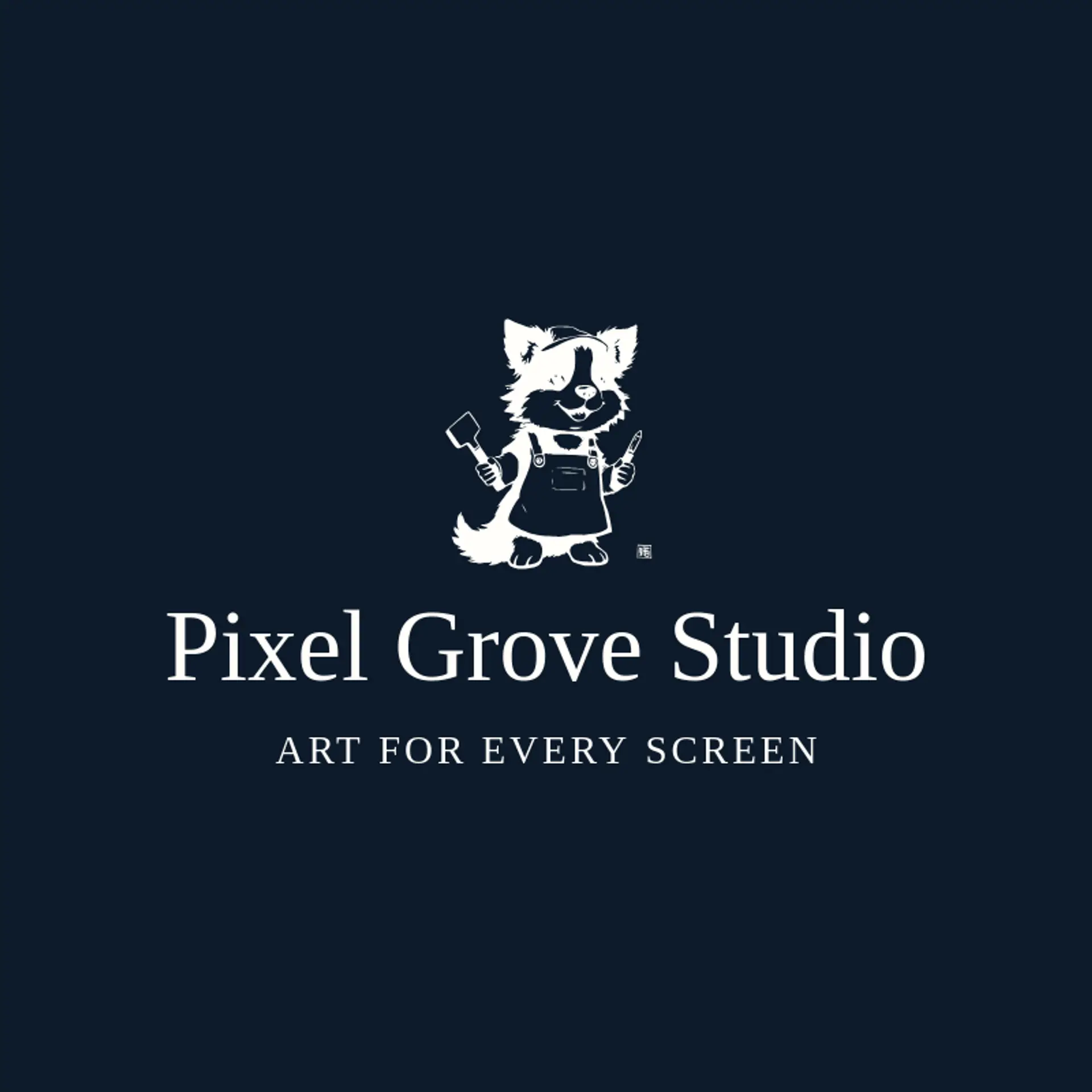 Pixel Grove Studio logo for illustrator