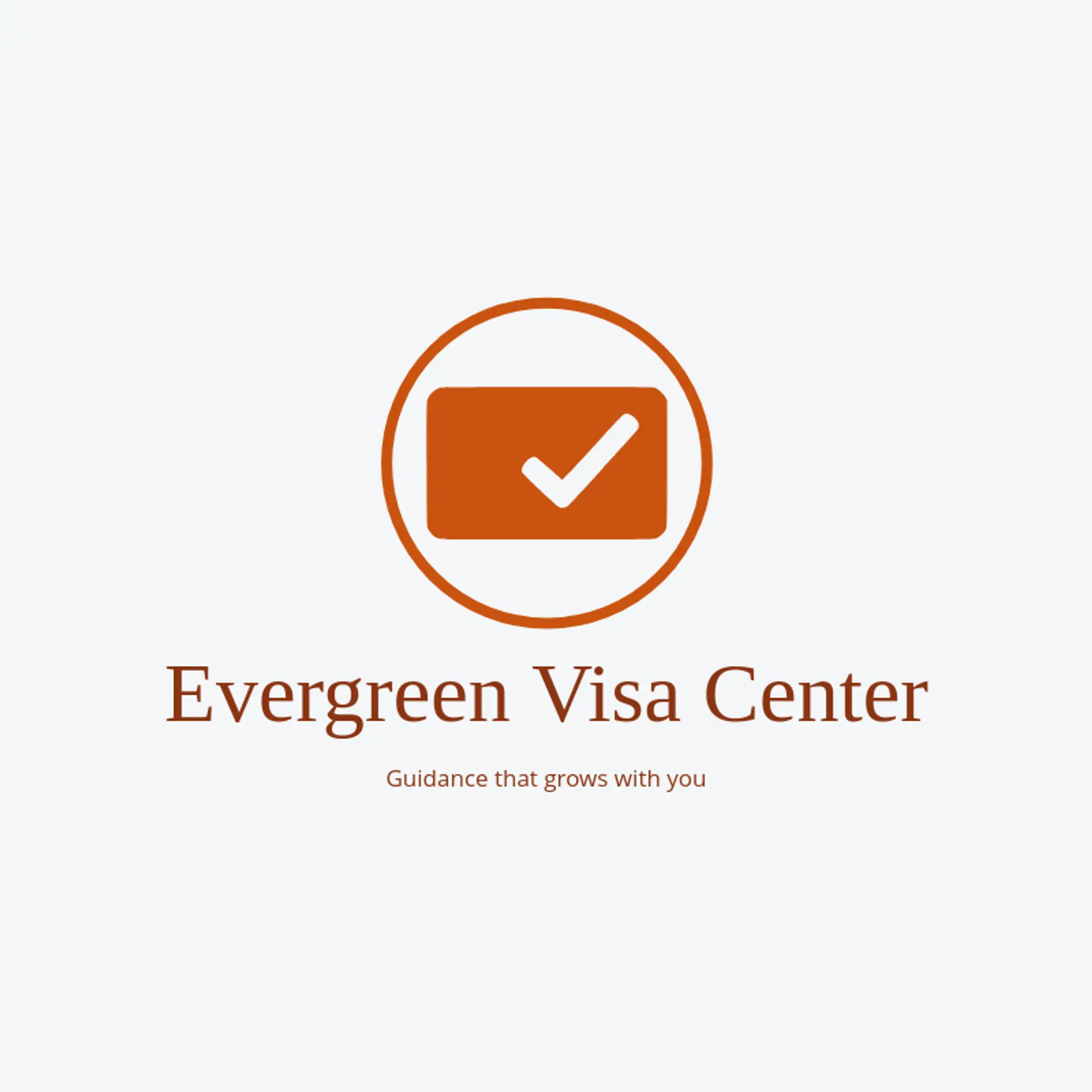 Evergreen Visa Center logo for visa