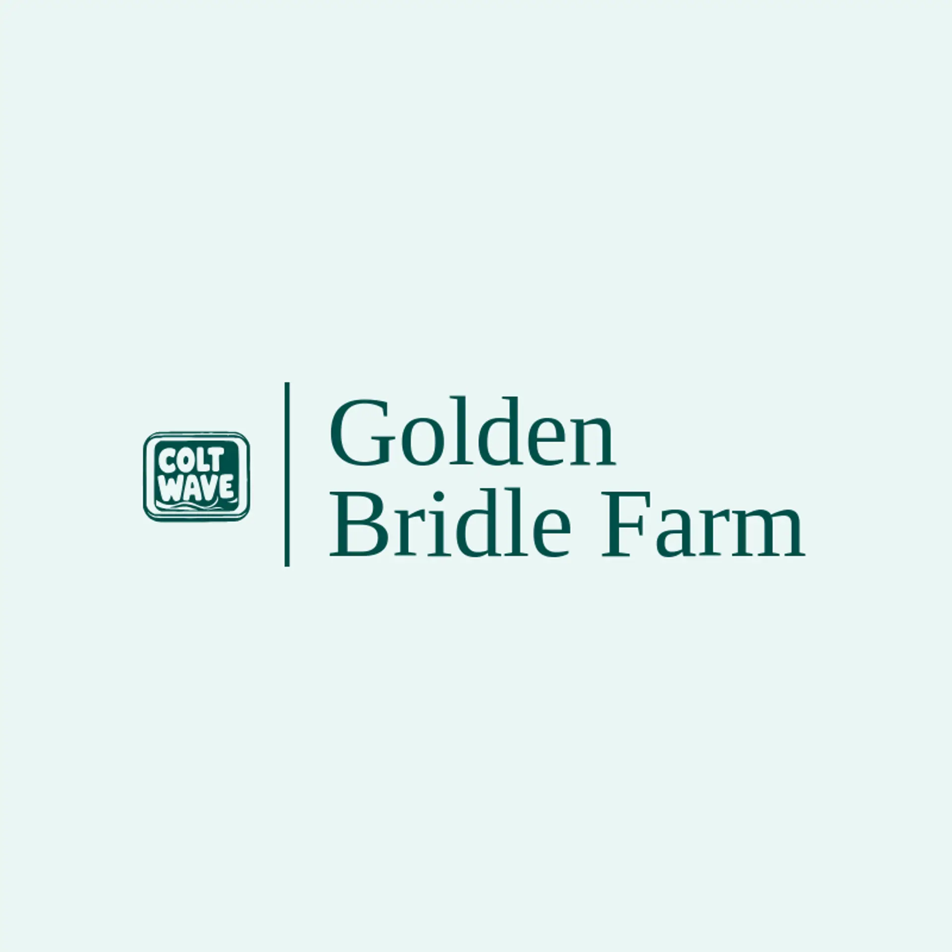 Golden Bridle Farm logo for colt