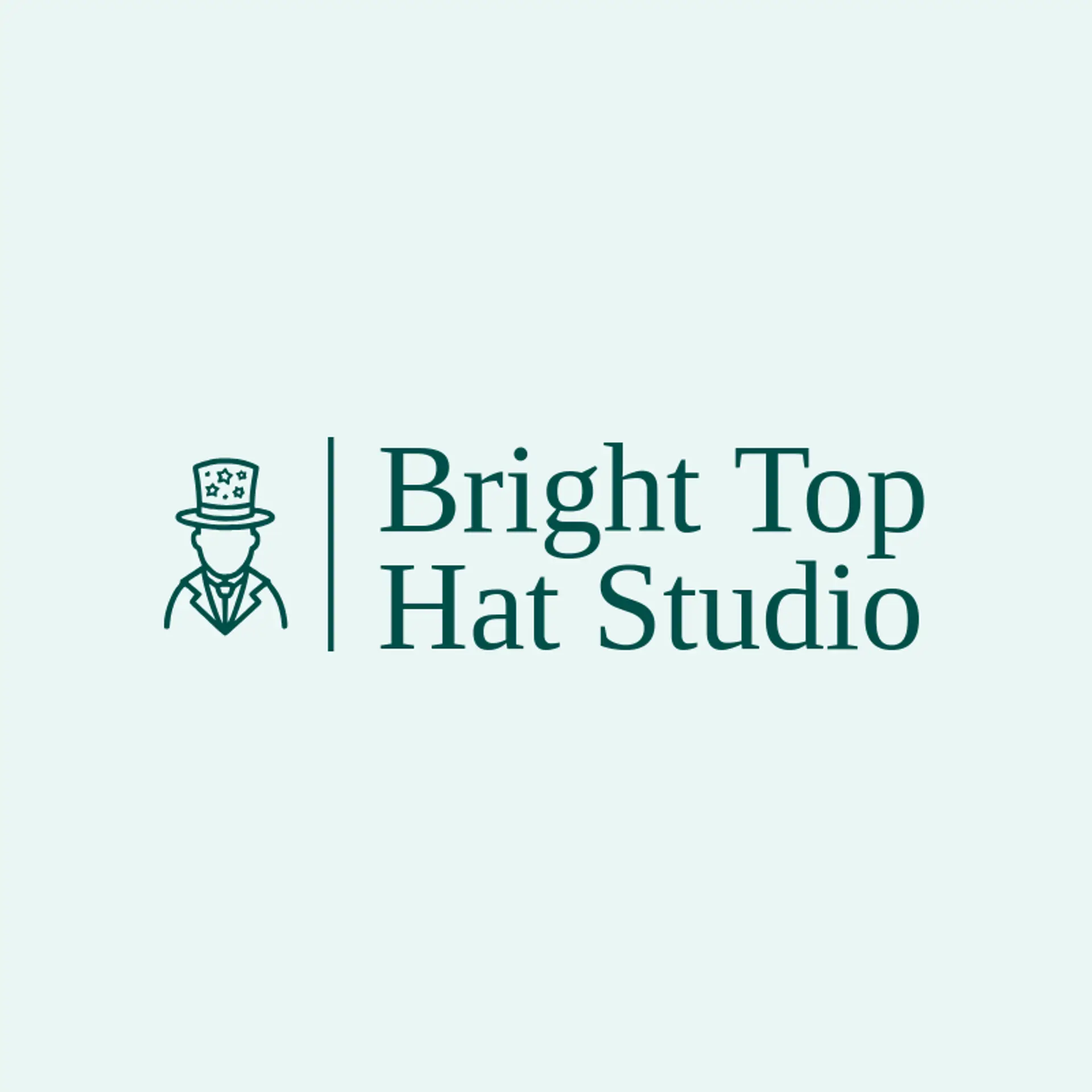 Bright Top Hat Studio logo for magician