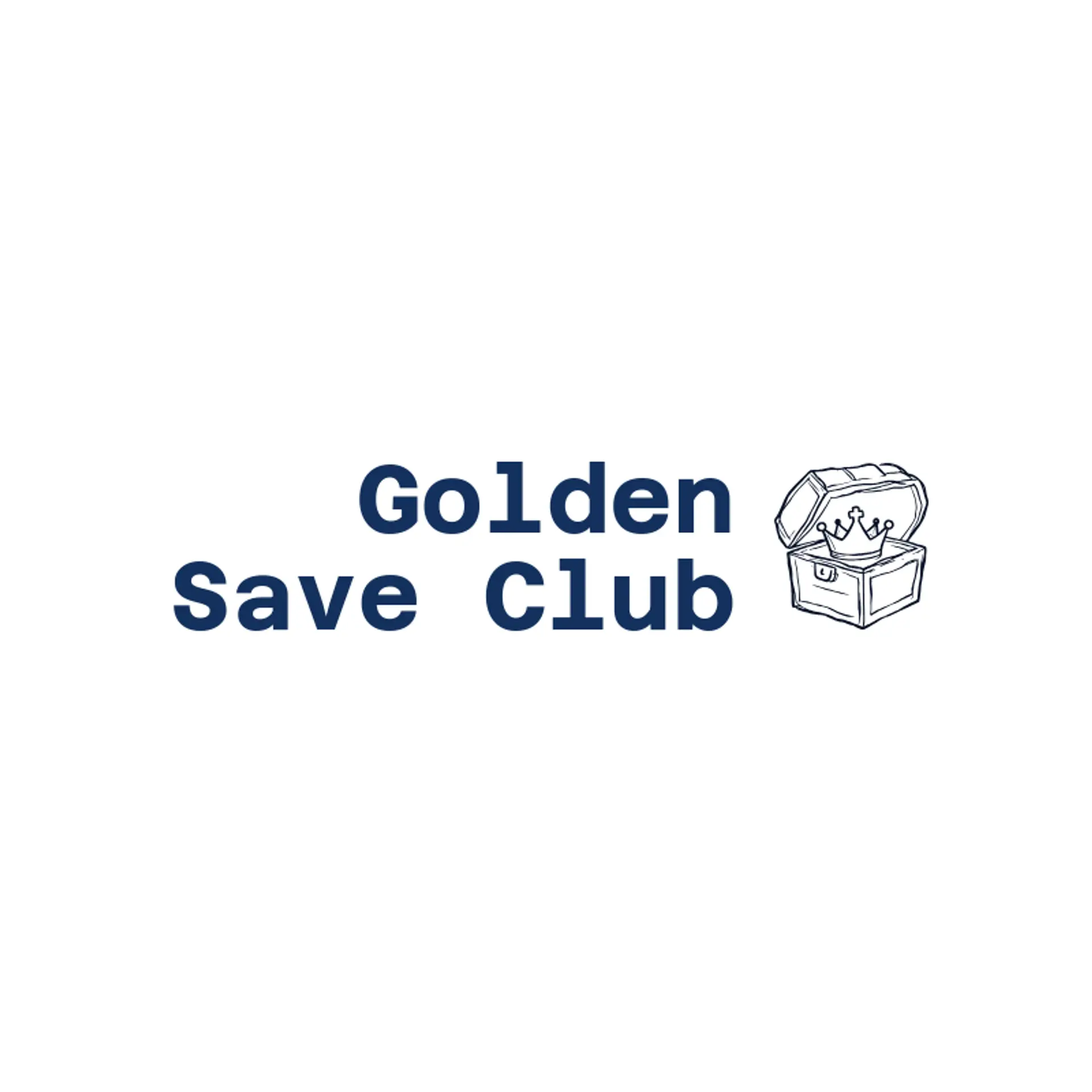 Golden Save Club logo for video game