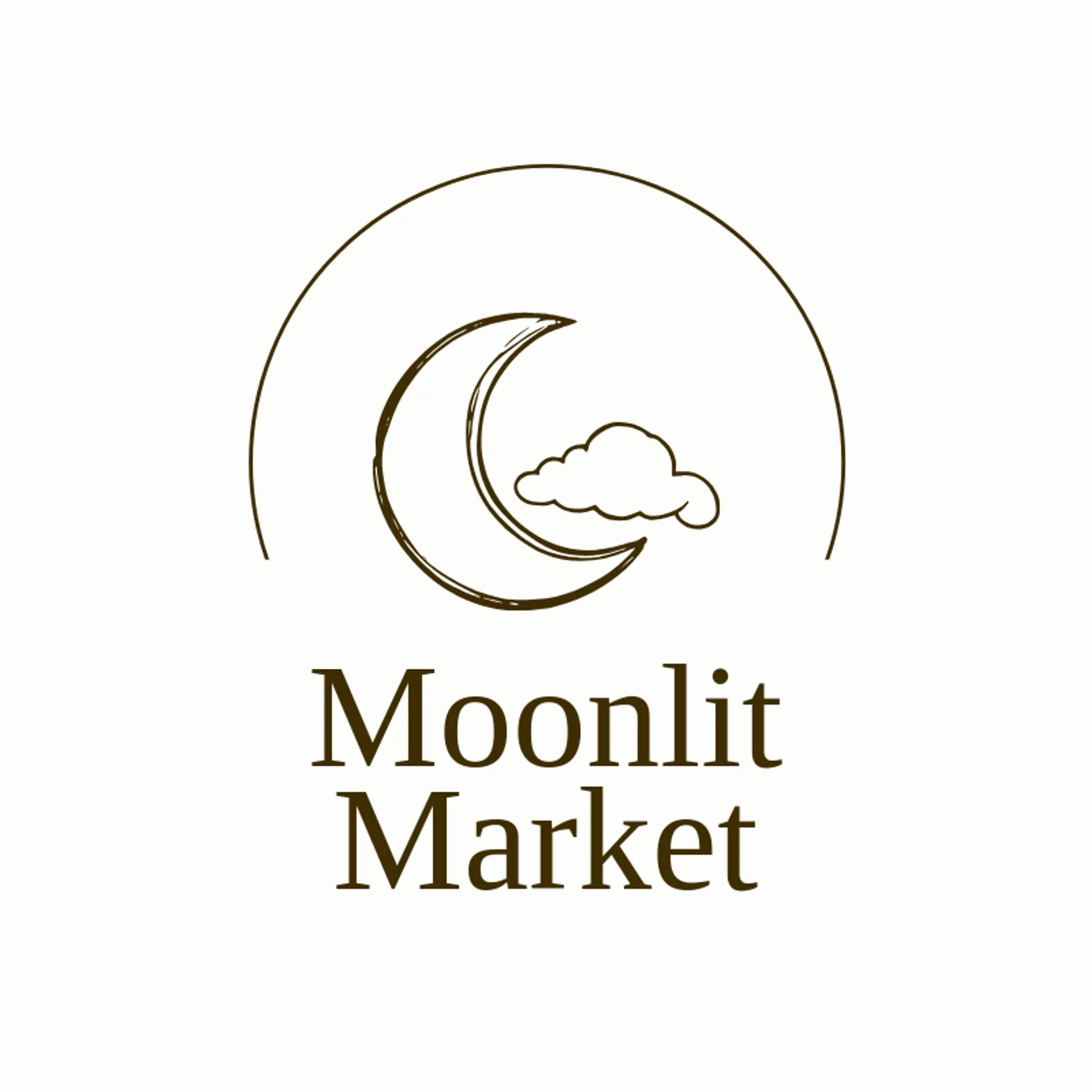 Moonlit Market logo for spooky