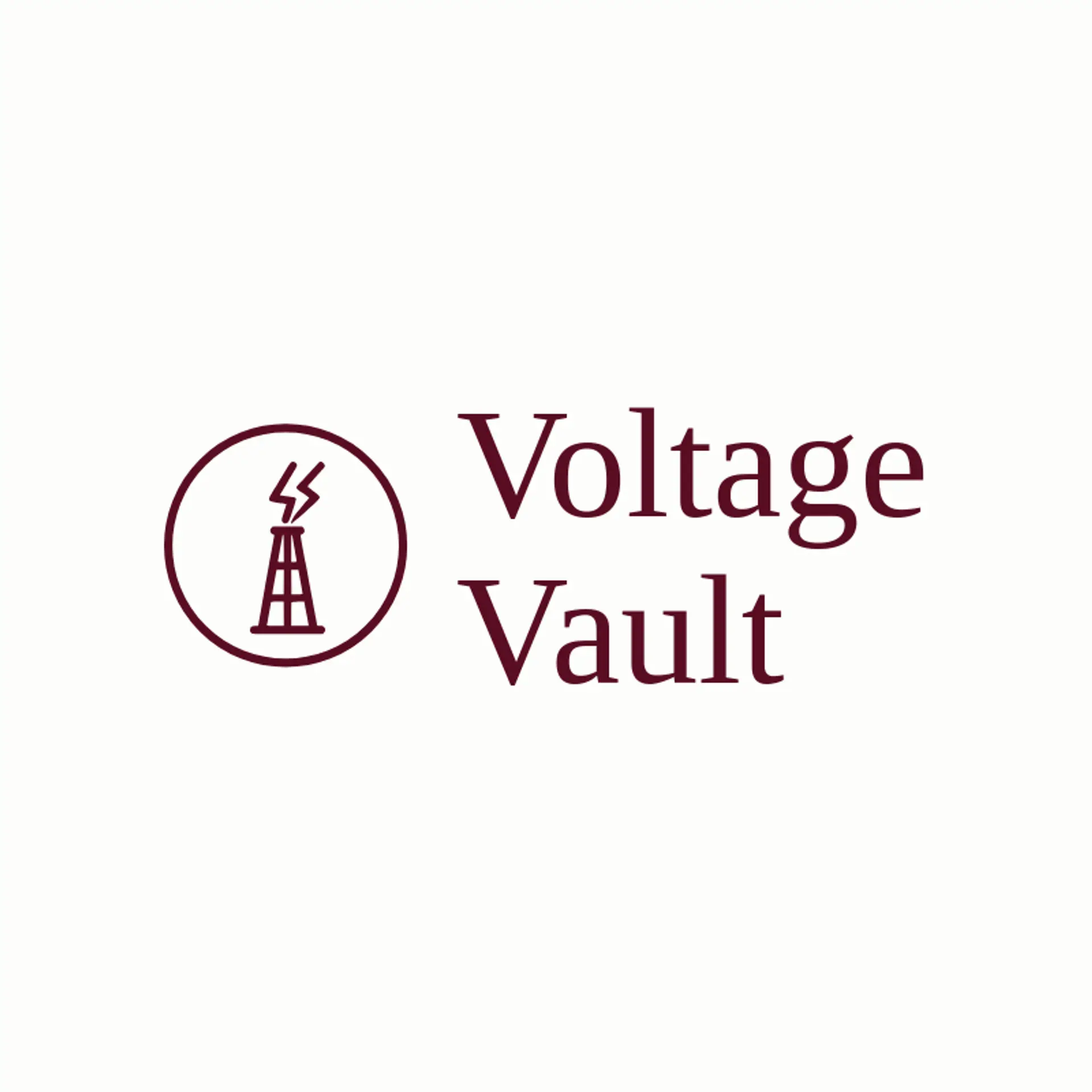 Voltage Vault logo for static