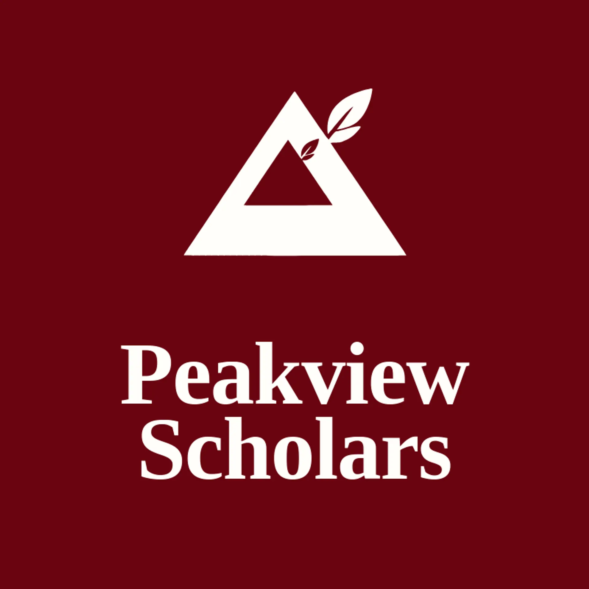 Peakview Scholars logo for academy