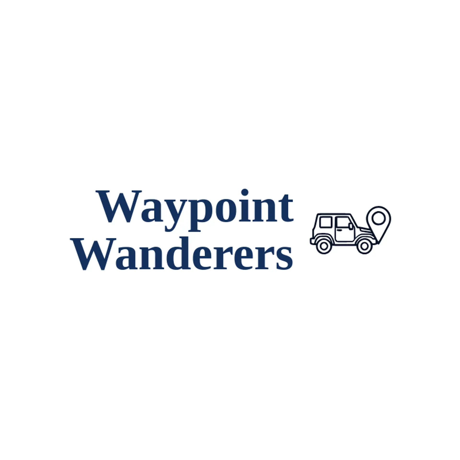Waypoint Wanderers logo for jeep