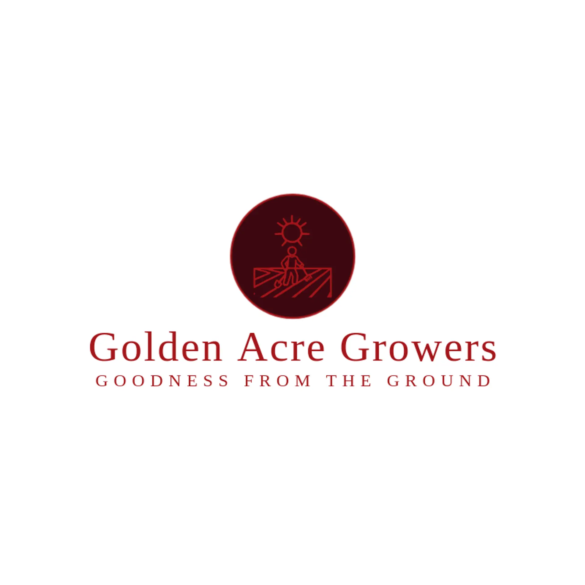 Golden Acre Growers logo for farming