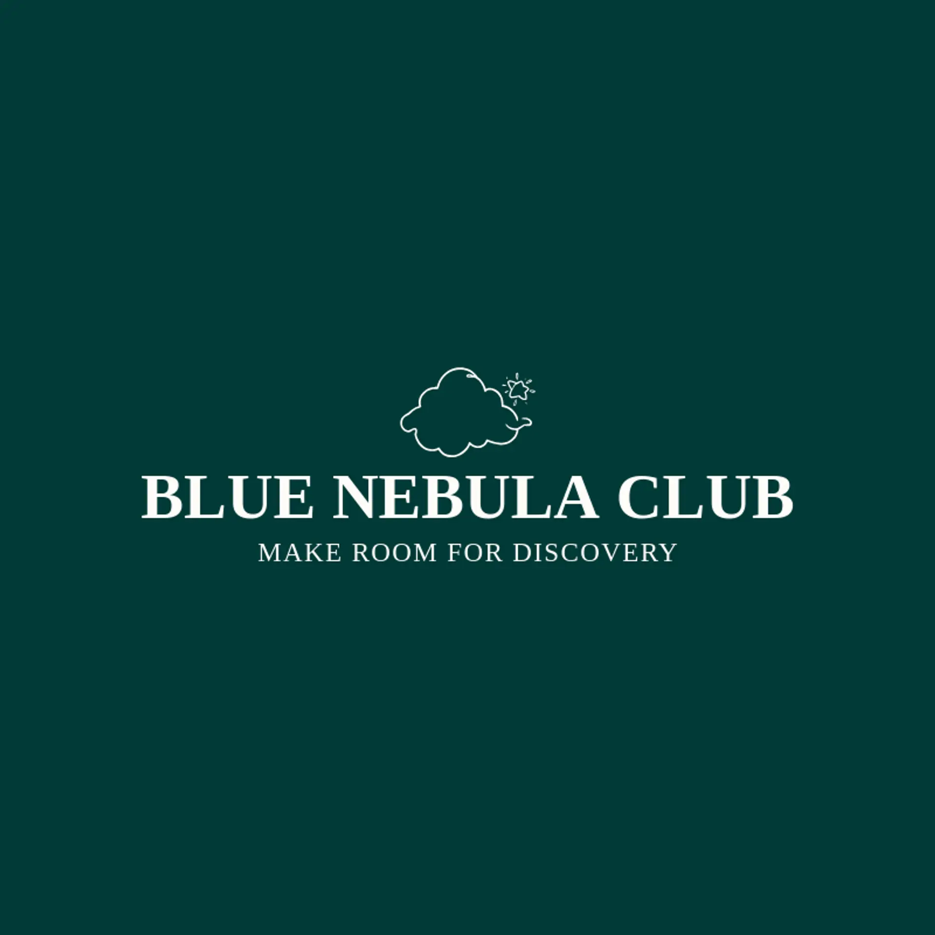 Blue Nebula Club logo for universe