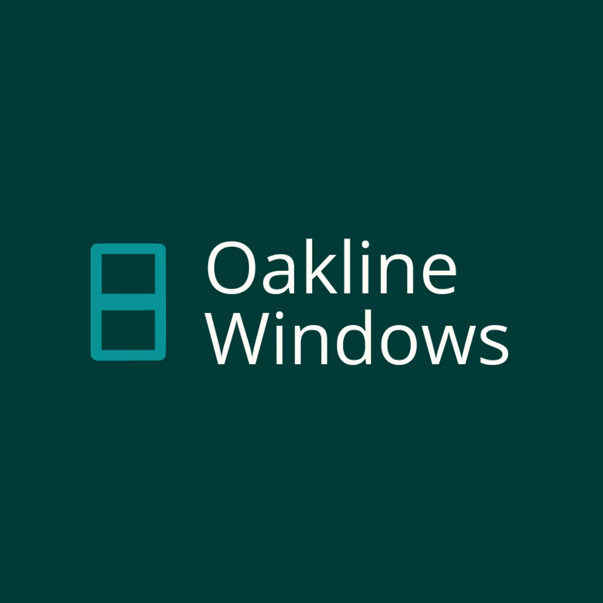 Oakline Windows logo for window