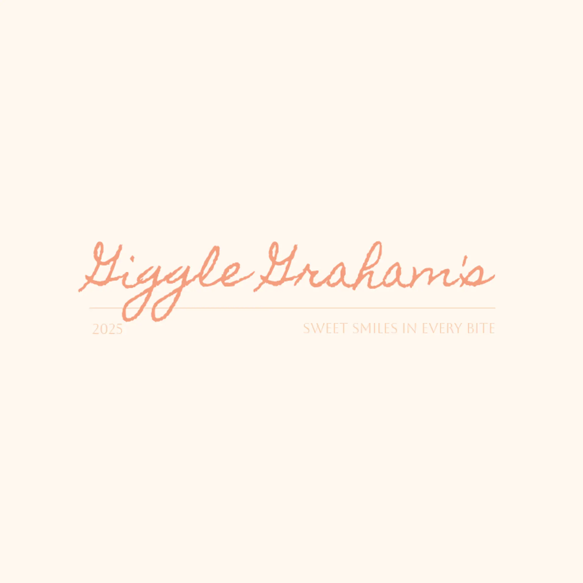 Kiss & Bake logo for cute bakery