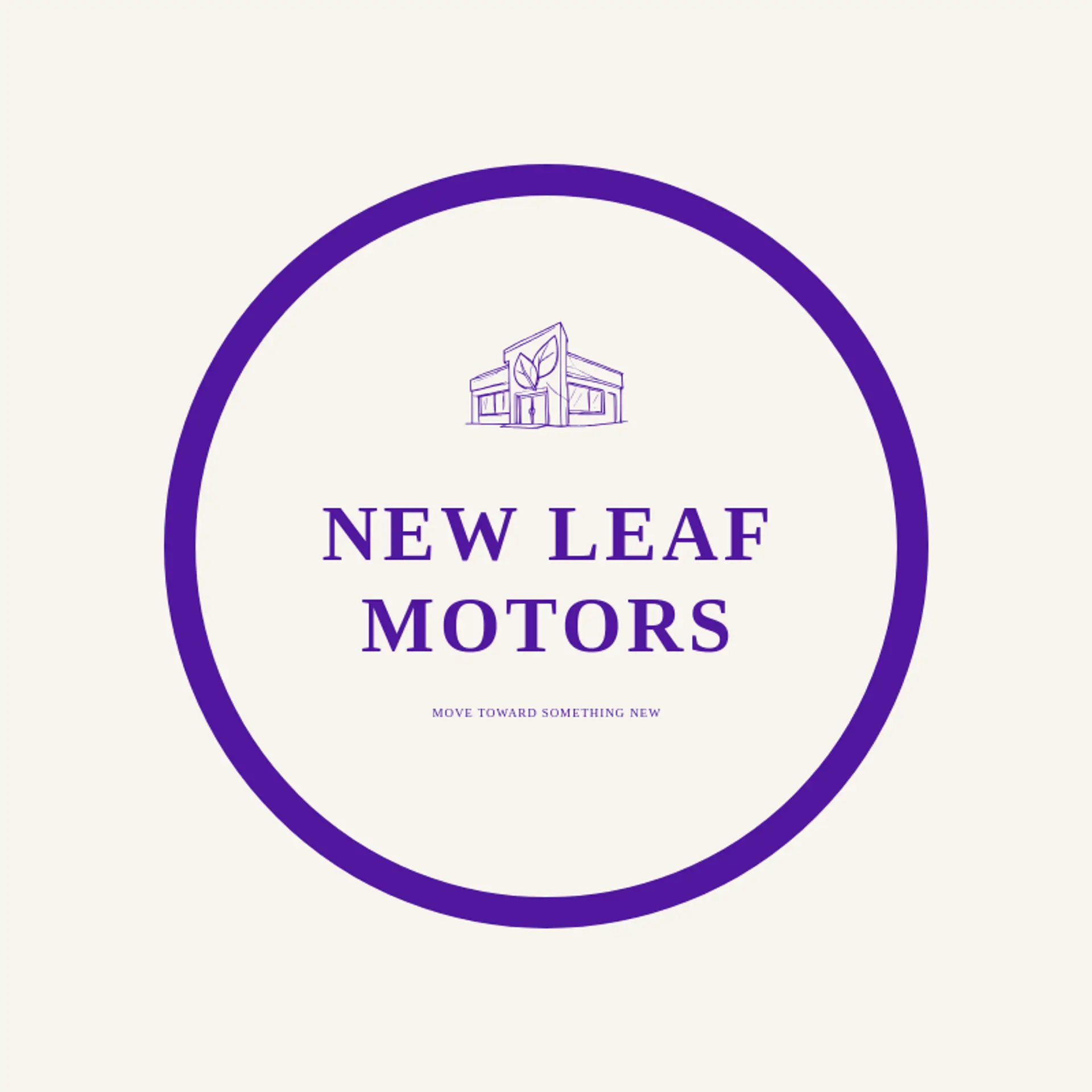 New Leaf Motors logo for car dealership