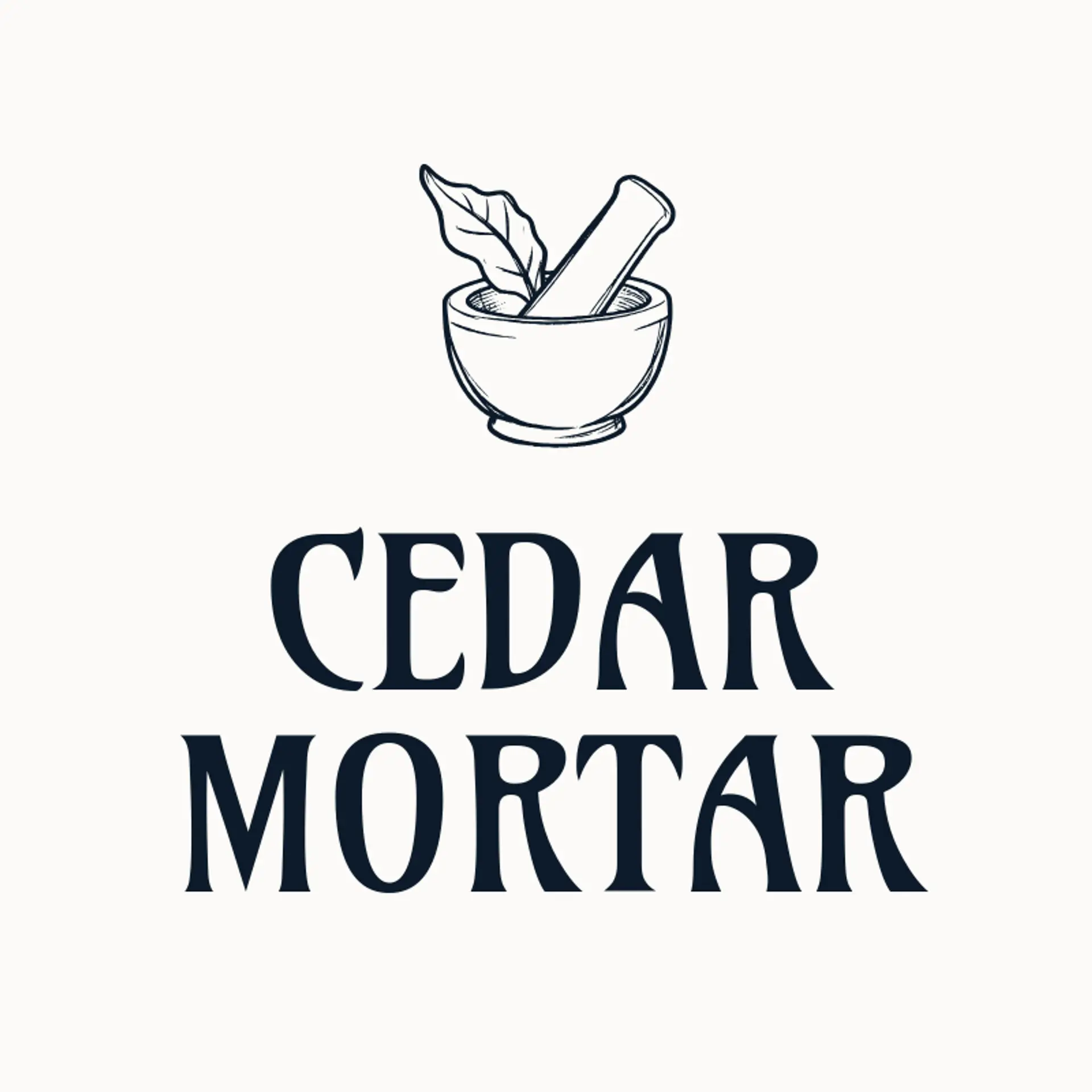 Cedar Mortar logo for masala