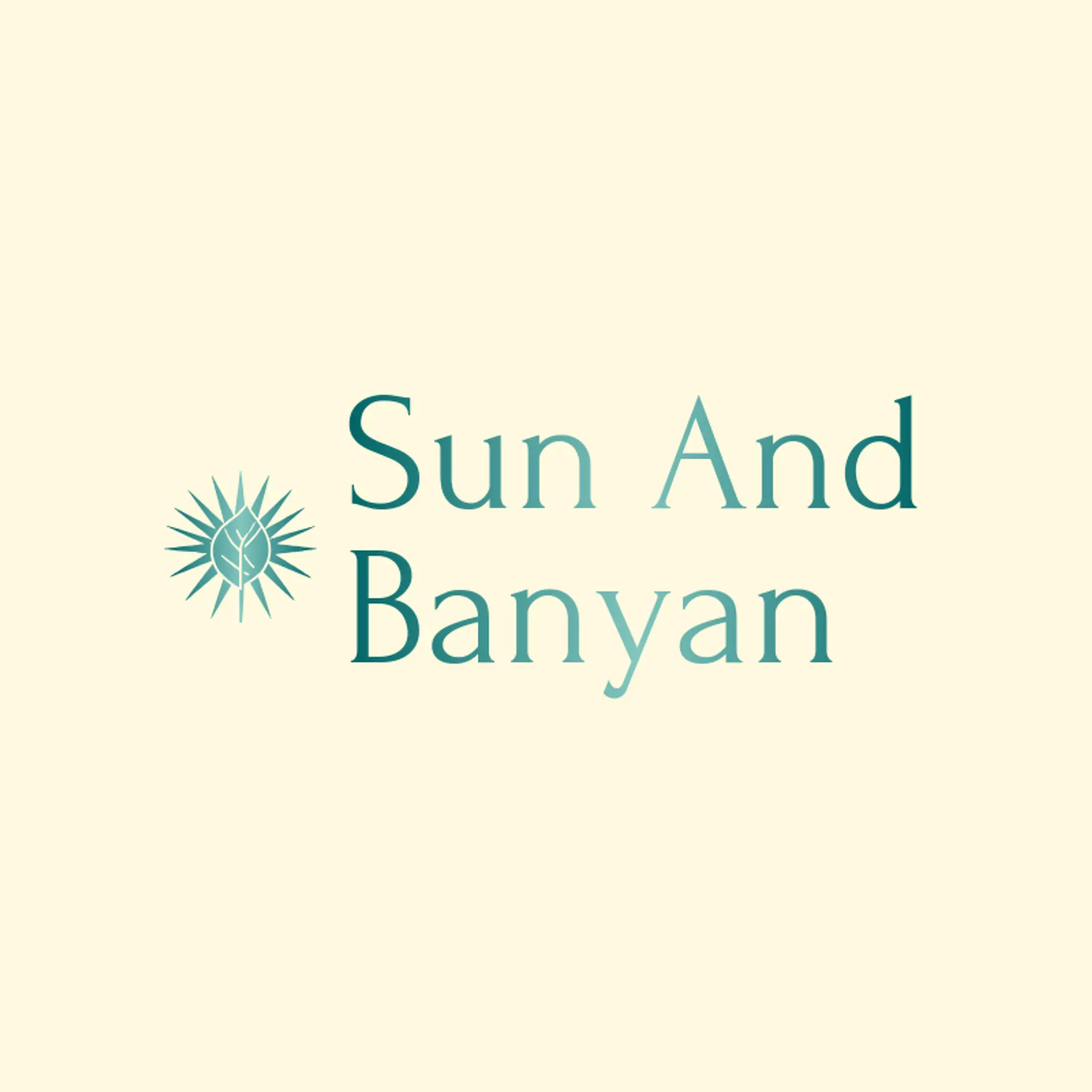 Sun and Banyan logo for hindu