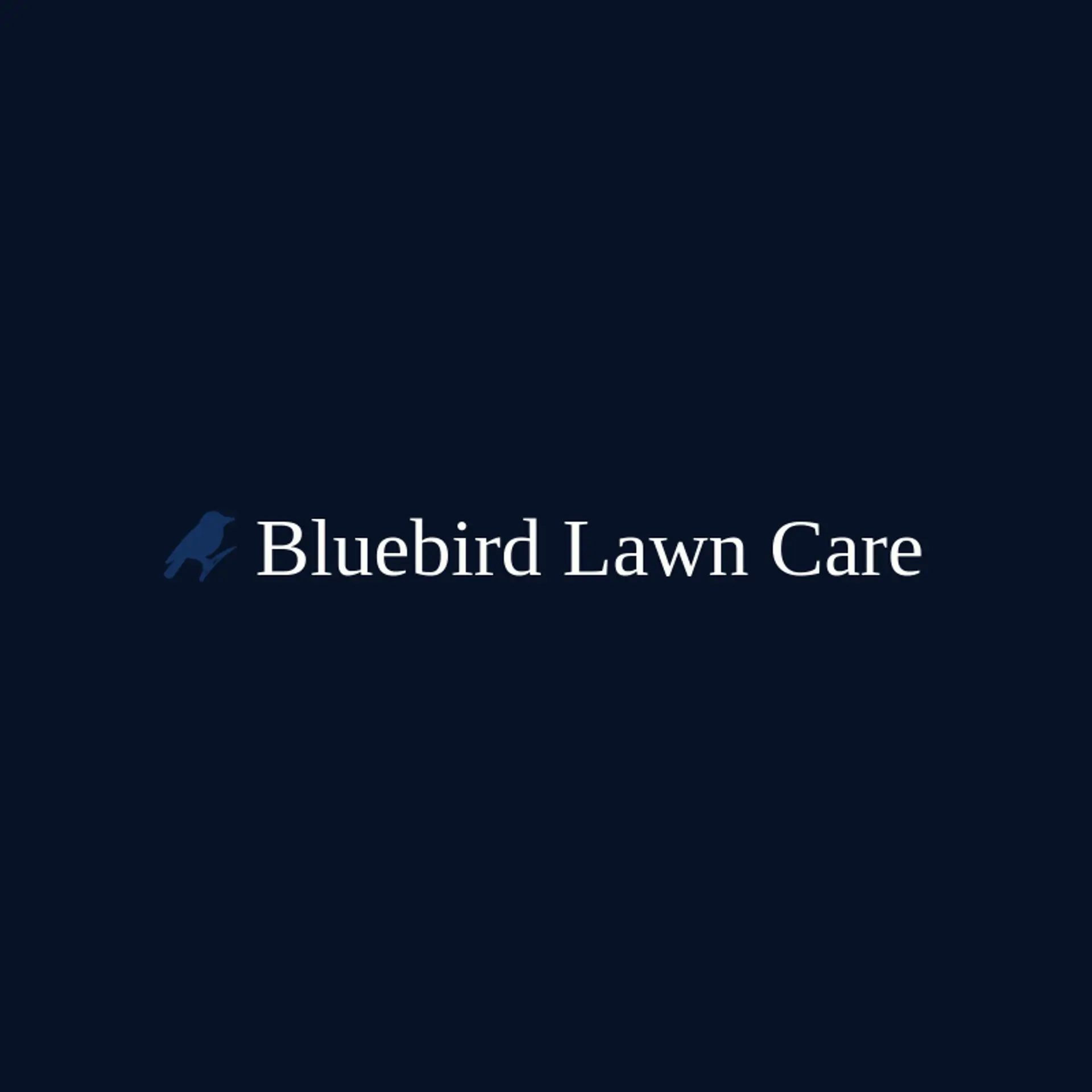 Bluebird Lawn Care logo for lawn service