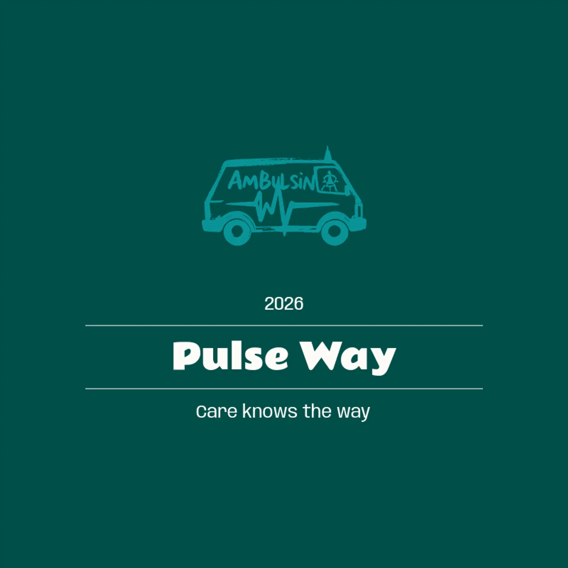 Pulse Way logo for ambulance