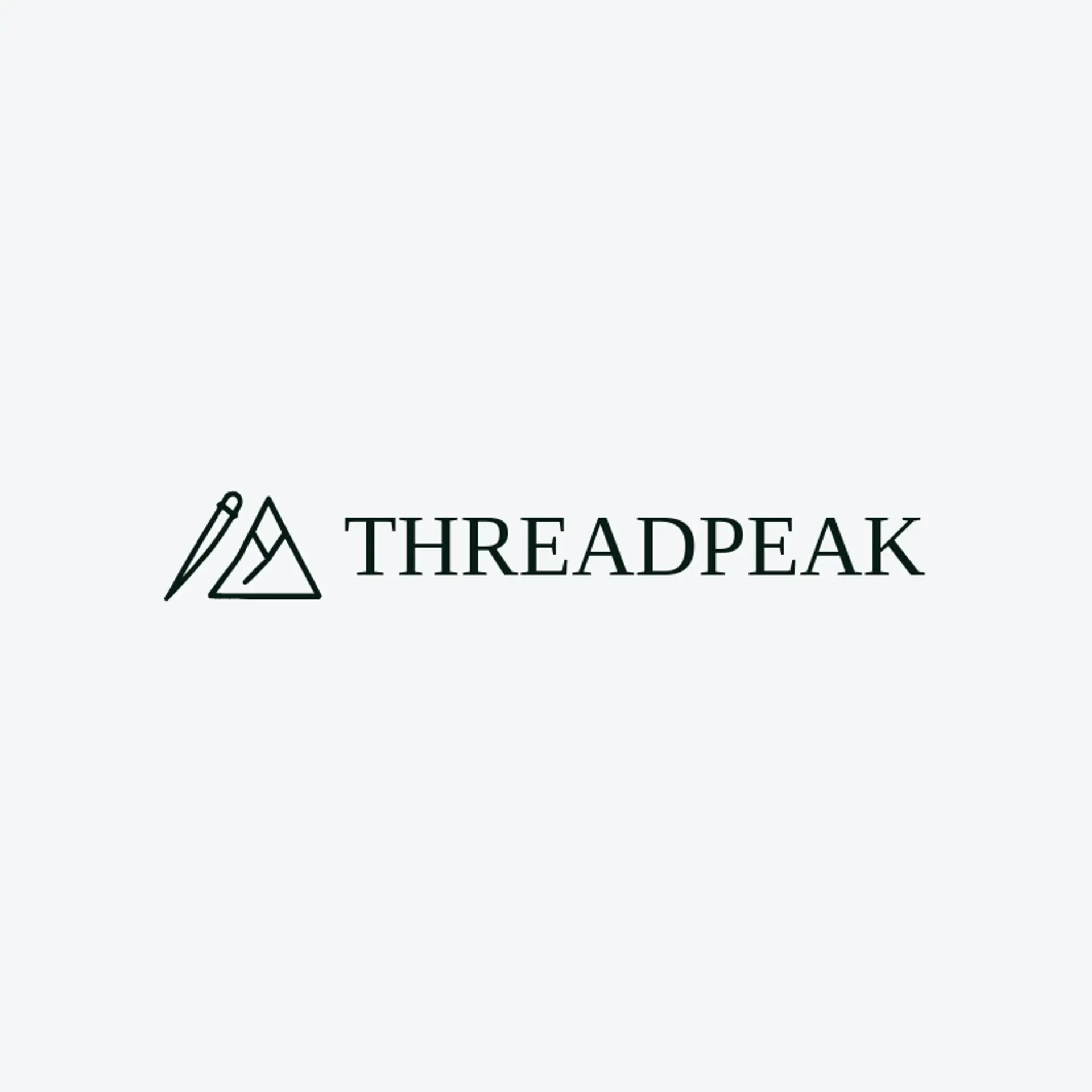 Thread Peak logo for clothes